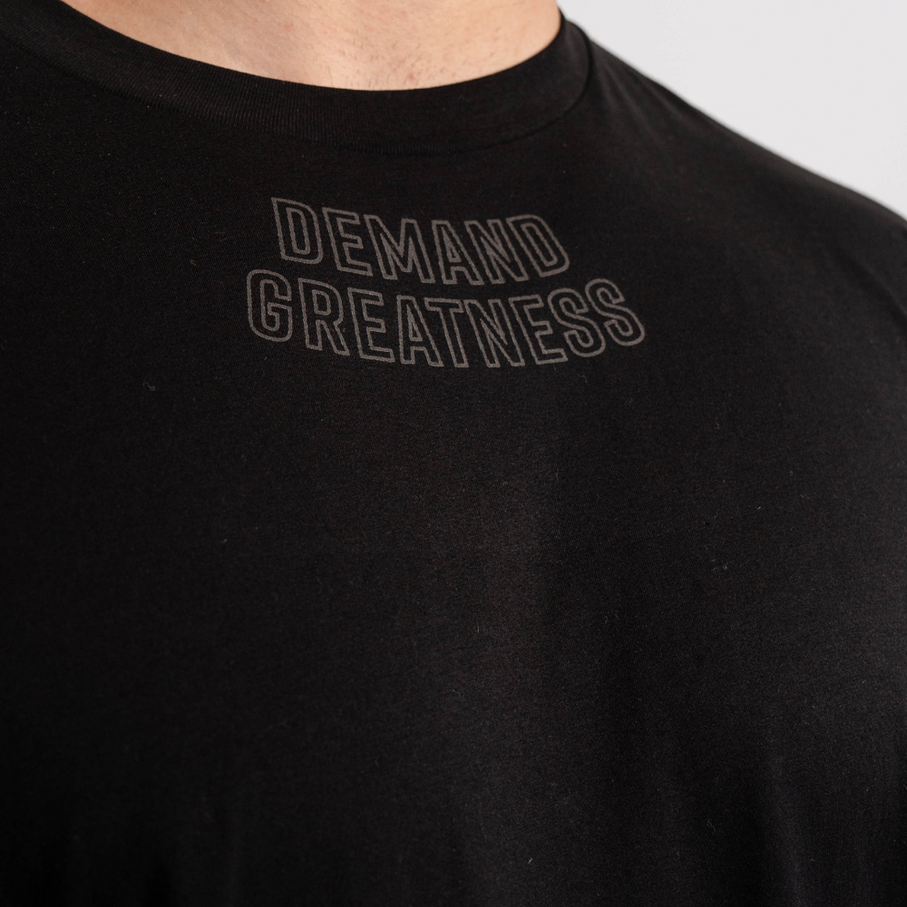 
                      
                        Demand Greatness True-Fit Stealth is our new meet shirt design highlighting Demand Greatness with a double outline font to showcase your impact on the platform. The Shirt is IPF Approved. Shop the full A7 Powerlifting IPF Approved Equipment collection. The IPF Approved Kit includes Powerlifting Singlet, A7 Meet Shirt, A7 Zebra Wrist Wraps, A7 Deadlift Socks, Hourglass Knee Sleeves (Stiff and Rigor Mortis Knee Sleeves). All A7 Powerlifting Equipment shipping to UK, Norway, Switzerland and Iceland.
                      
                    