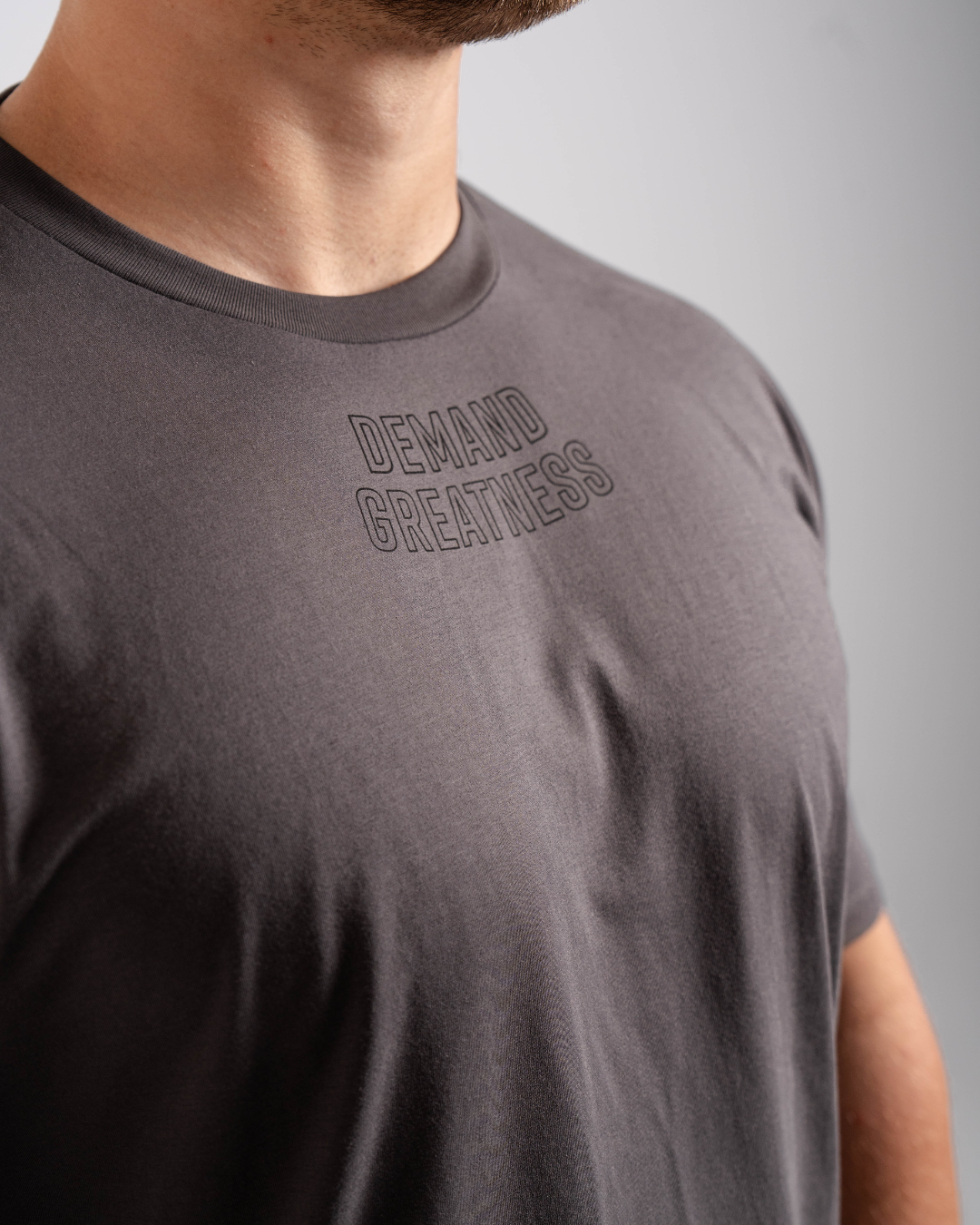 Demand Greatness True-Fit Shadow Stone Grey is our new meet shirt design highlighting Demand Greatness with a double outline font to showcase your impact on the platform. The Shirt is IPF Approved. Shop the full A7 Powerlifting IPF Approved Equipment collection. The IPF Approved Kit includes Powerlifting Singlet, A7 Meet Shirt, A7 Zebra Wrist Wraps, A7 Deadlift Socks, Hourglass Knee Sleeves (Stiff and Rigor Mortis Knee Sleeves). All A7 Powerlifting Equipment shipping to UK, Norway, Switzerland and Iceland.