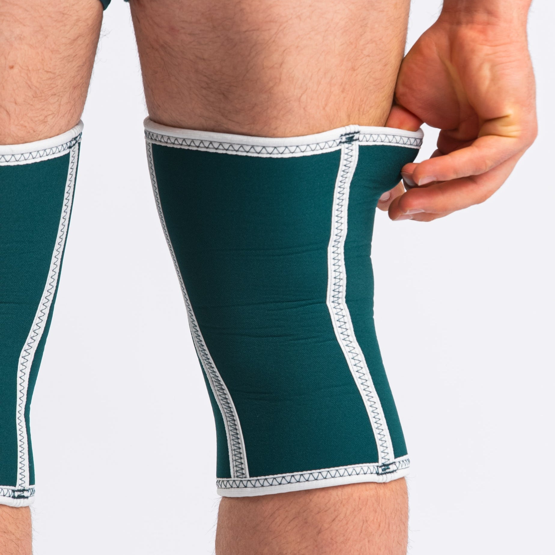 A7 IPF Approved Hourglass Knee Sleeves feature an hourglass-shaped centre taper fit to help provide knee compression while maintaining proper tightness around the calf and quad, offered in three stiffnesses (Flexi, Stiff and Rigor Mortis). Shop the full A7 Powerlifting IPF Approved Equipment collection. The IPF Approved Kit includes Powerlifting Singlet, A7 Meet Shirt, A7 Zebra Wrist Wraps and A7 Deadlift Socks. All A7 Powerlifting Equipment shipping to UK, Norway, Switzerland and Iceland. 