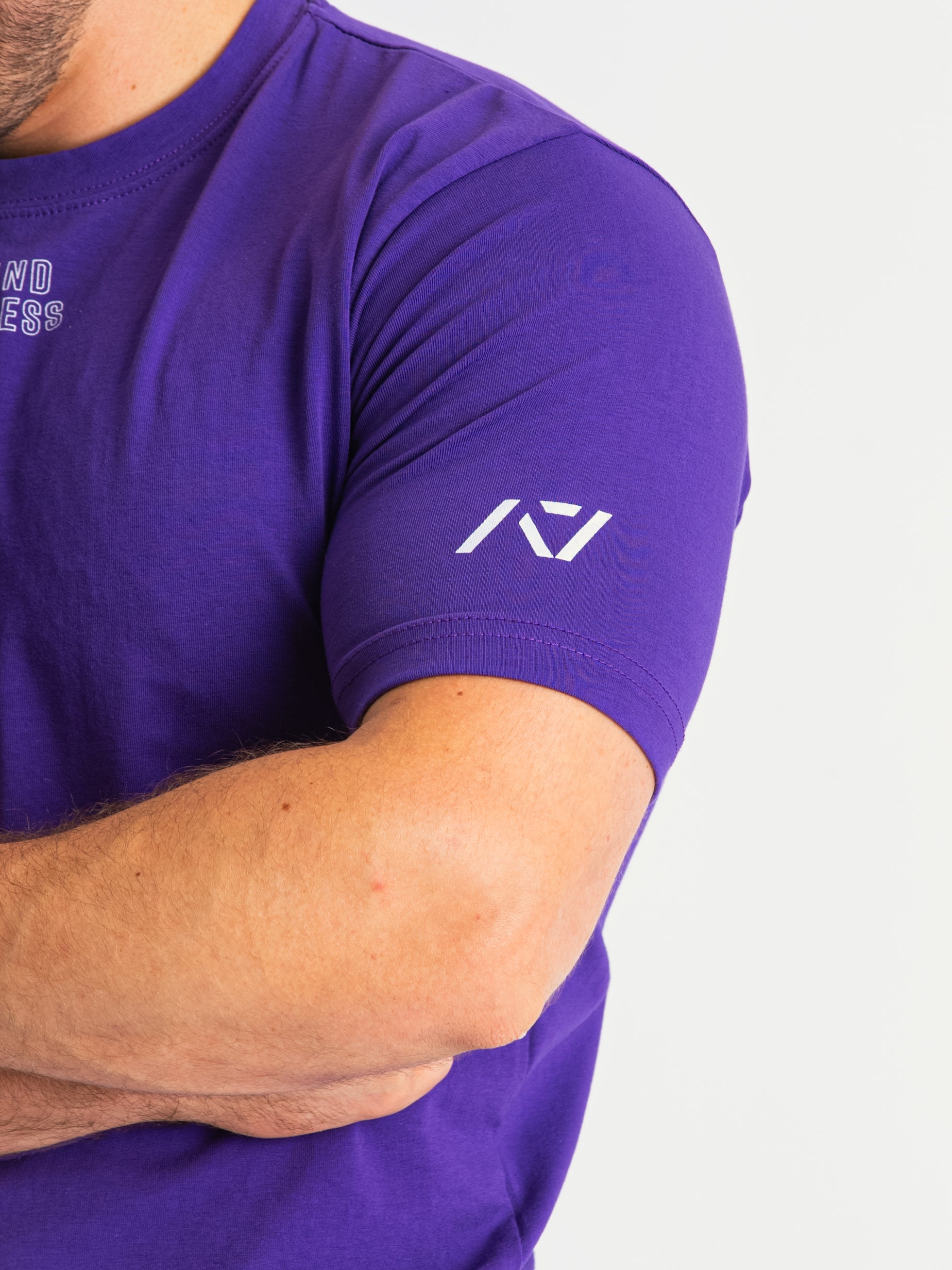 DG23 Purple is our new meet shirt design highlighting Demand Greatness with a double outline font to showcase your impact on the platform. The DG23 Meet Shirt is IPF Approved. Shop the full A7 Powerlifting IPF Approved Equipment collection. The IPF Approved Kit includes Powerlifting Singlet, A7 Meet Shirt, A7 Zebra Wrist Wraps, A7 Deadlift Socks, Hourglass Knee Sleeves (Stiff Knee Sleeves and Rigor Mortis Knee Sleeves). All A7 Powerlifting Equipment shipping to UK, Norway, Switzerland and Iceland.