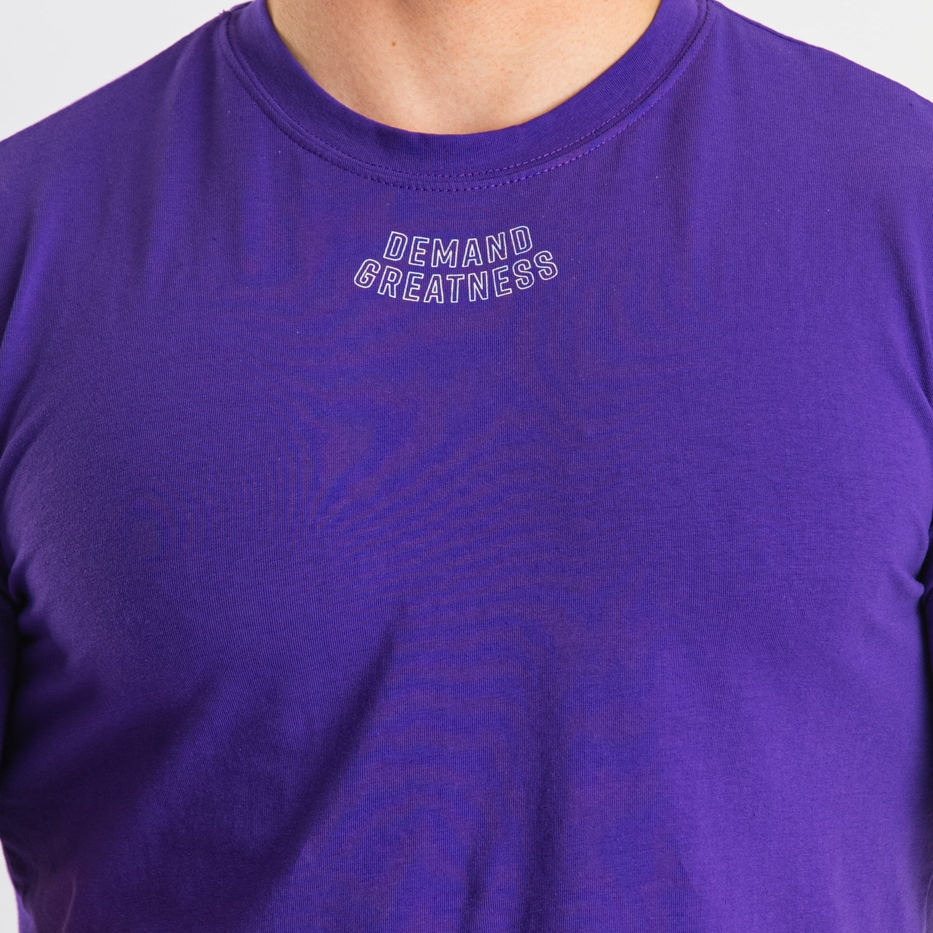 DG23 Purple is our new meet shirt design highlighting Demand Greatness with a double outline font to showcase your impact on the platform. The DG23 Meet Shirt is IPF Approved. Shop the full A7 Powerlifting IPF Approved Equipment collection. The IPF Approved Kit includes Powerlifting Singlet, A7 Meet Shirt, A7 Zebra Wrist Wraps, A7 Deadlift Socks, Hourglass Knee Sleeves (Stiff Knee Sleeves and Rigor Mortis Knee Sleeves). All A7 Powerlifting Equipment shipping to UK, Norway, Switzerland and Iceland.