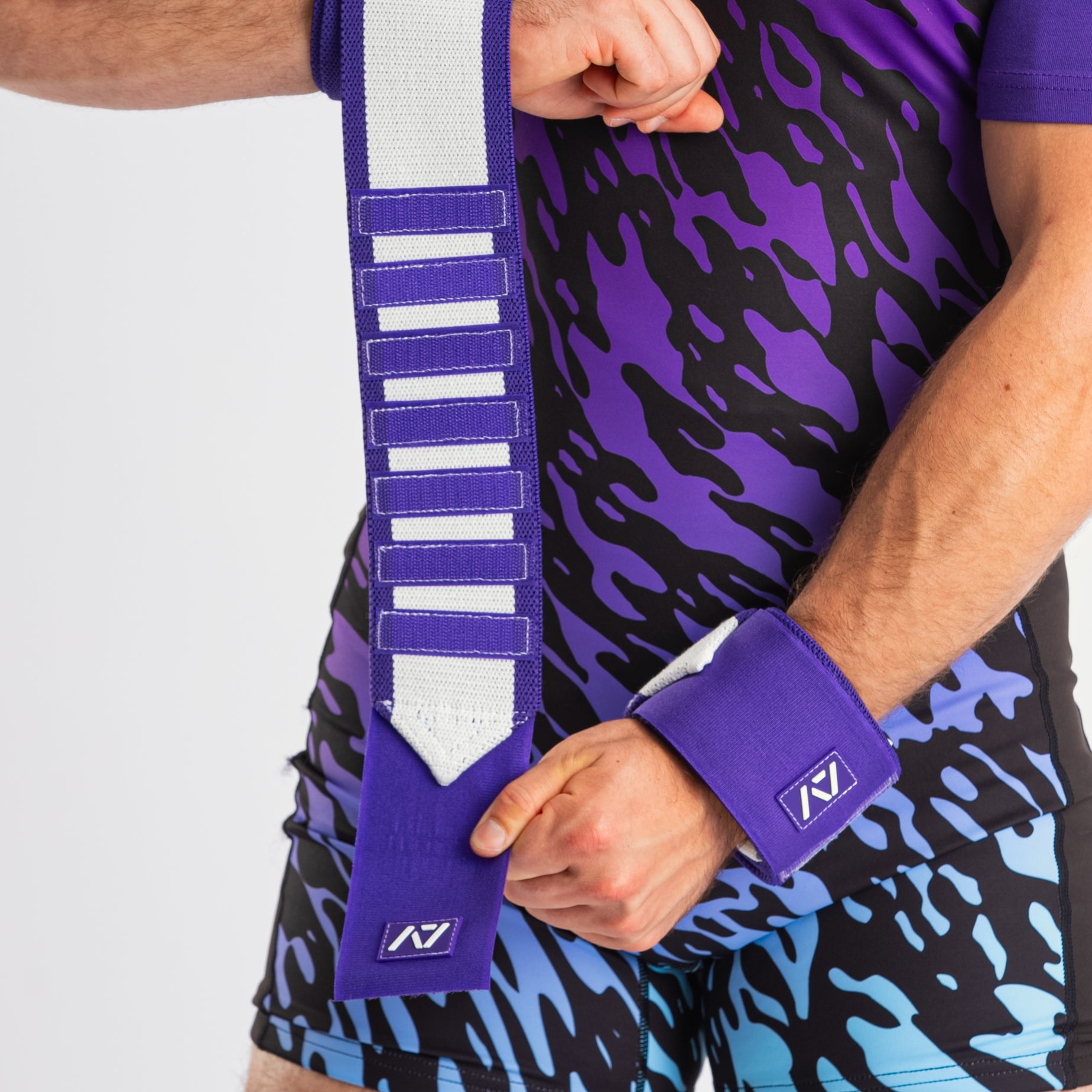 A7 IPF Approved Zebra Wraps feature strips of velcro on the wraps, allowing Zebra Wraps to conform fully to your unique preference of tightness. We offer Zebra wrist wraps in 3 lengths and 4 stiffnesses (Flexi, Mids, Stiff, and Rigor Mortis). The IPF Approved Kit includes Powerlifting Singlet, A7 Meet Shirt, A7 Zebra Wrist Wraps, A7 Deadlift Socks, Hourglass Knee Sleeves (Stiff Knee Sleeves and Rigor Mortis Knee Sleeves). All A7 Powerlifting Equipment shipping to UK, Norway, Switzerland and Iceland.