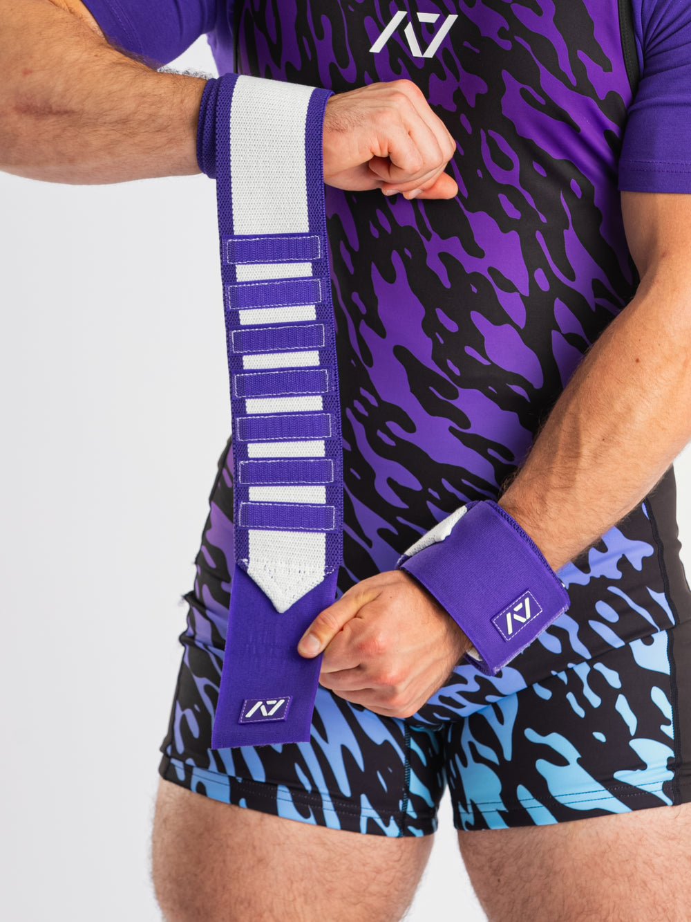 A7 IPF Approved Zebra Wraps feature strips of velcro on the wraps, allowing Zebra Wraps to conform fully to your unique preference of tightness. We offer Zebra wrist wraps in 3 lengths and 4 stiffnesses (Flexi, Mids, Stiff, and Rigor Mortis). The IPF Approved Kit includes Powerlifting Singlet, A7 Meet Shirt, A7 Zebra Wrist Wraps, A7 Deadlift Socks, Hourglass Knee Sleeves (Stiff Knee Sleeves and Rigor Mortis Knee Sleeves). All A7 Powerlifting Equipment shipping to UK, Norway, Switzerland and Iceland.