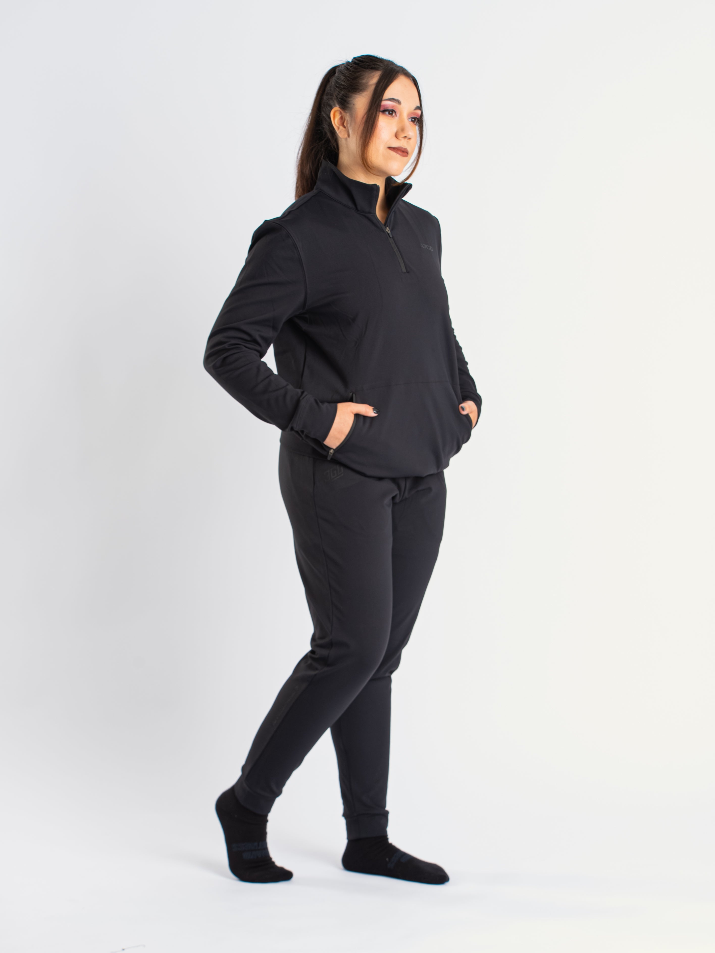 Cobra Quarter Zip Jacket offers unmatched comfort, and style for all strength athletes. The moisture-wicking fabric keeps you dry and comfortable in and out the gym. Featuring a quarter zip cut with durable YKK zippers, this jacket is built for both functionality and style. Designed with a unisex fit, it pairs perfectly with our matching Cobra 360Go 1Z Joggers and Shorts. All A7 Powerlifting Equipment shipping to UK, Norway, Switzerland and Iceland.