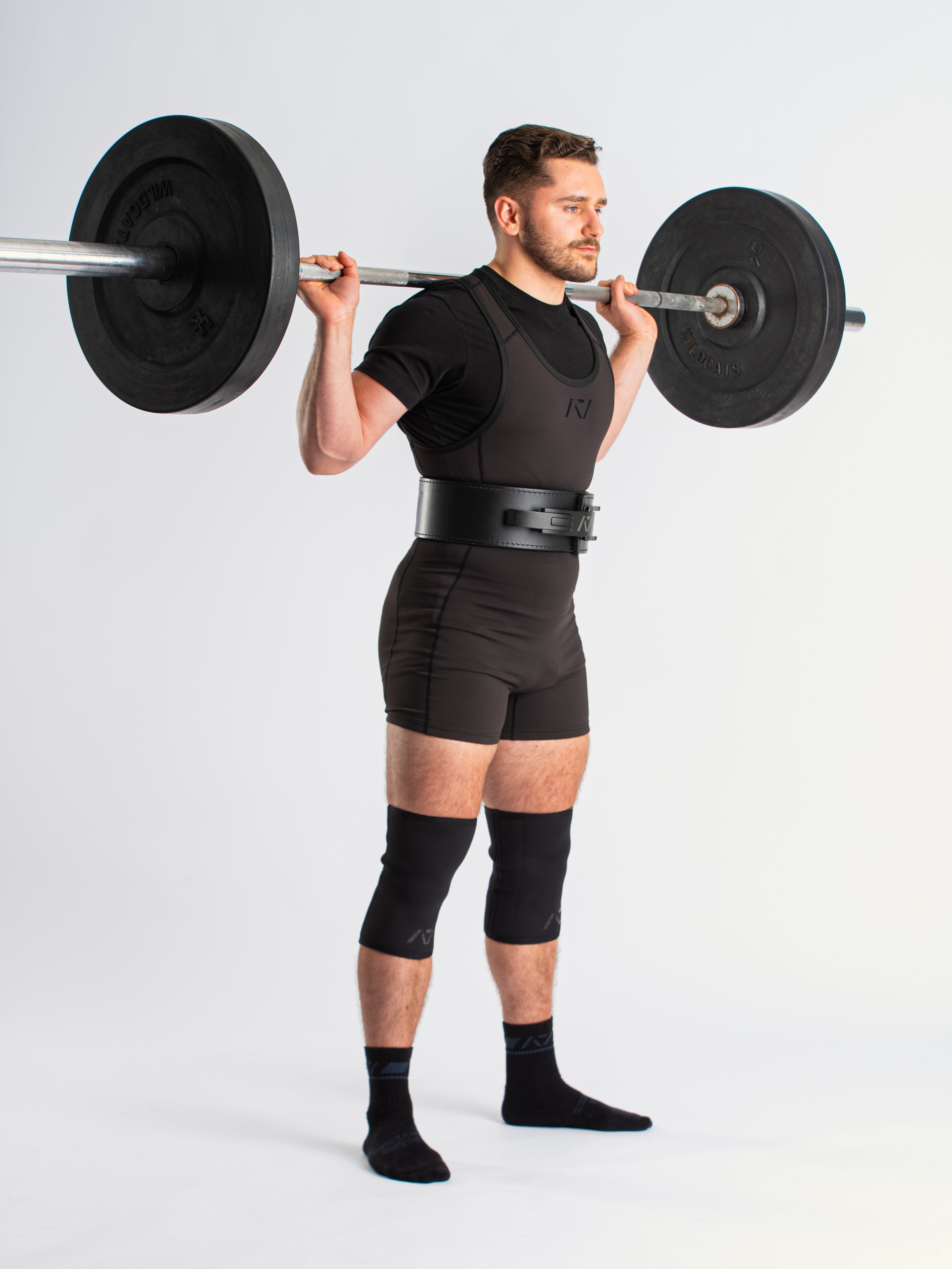 Our IPF APPROVED Rausch Singlets are designed to support the strength and power of an lifter.  A racerback design with advanced compression fabric provides powerlifters ultimate support whilst on the platform. IPF Approved Kit includes Rausch Powerlifting Singlet, A7 Meet Shirt, A7 Zebra Wrist Wraps, A7 Deadlift Socks, Hourglass Knee Sleeves (Stiff Knee Sleeves and Rigor Mortis Knee Sleeves). All A7 Powerlifting Equipment shipping to UK, Norway, Switzerland and Iceland.