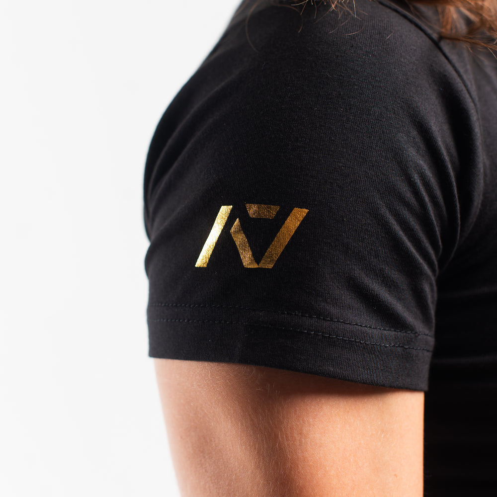 
                      
                        DG23 Gold Standard is our new meet shirt design highlighting Demand Greatness with a double outline font to showcase your impact on the platform. The DG23 Meet Shirt is IPF Approved. Shop the full A7 Powerlifting IPF Approved Equipment collection. The IPF Approved Kit includes Powerlifting Singlet, A7 Meet Shirt, A7 Zebra Wrist Wraps, A7 Deadlift Socks, Hourglass Knee Sleeves (Stiff Knee Sleeves and Rigor Mortis Knee Sleeves). All A7 Powerlifting Equipment shipping to UK, Norway, Switzerland and Iceland.
                      
                    