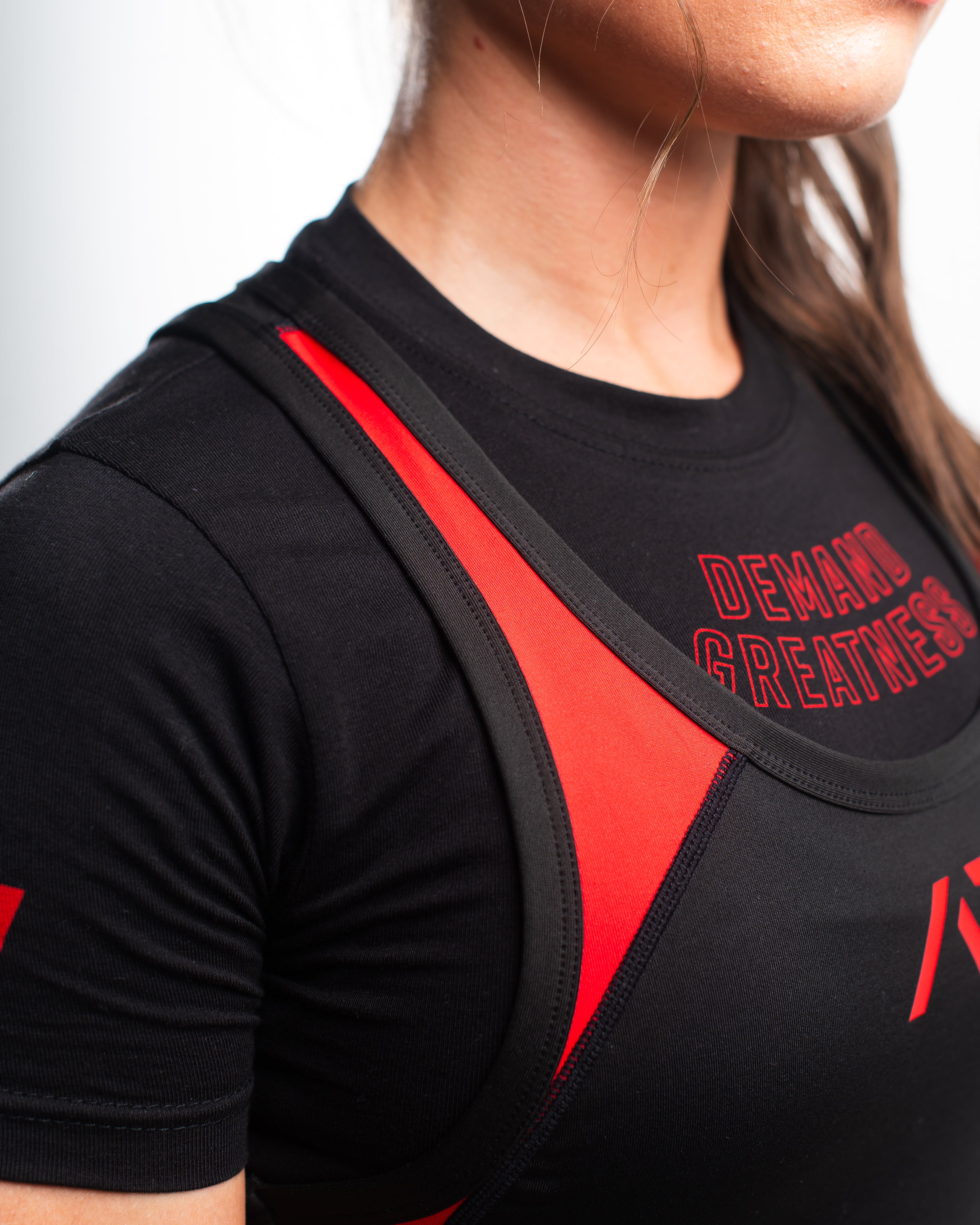 A7 IPF Approved Red Dawn Luno singlet features extra lat mobility, side panel stitching to guide the squat depth level and curved panel design for a slimming look. The Women's cut singlet features a tapered waist and additional quad room. The IPF Approved Kit includes Luno Powerlifting Singlet, A7 Meet Shirt, A7 Zebra Wrist Wraps, A7 Deadlift Socks, Hourglass Knee Sleeves (Stiff Knee Sleeves and Rigor Mortis Knee Sleeves). All A7 Powerlifting Equipment shipping to UK, Norway, Switzerland and Iceland.