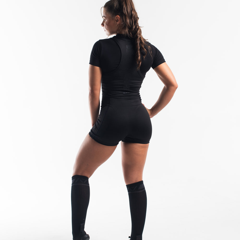 
                      
                        A7 IPF Approved Stealth Luno singlet features extra lat mobility, side panel stitching to guide the squat depth level and curved panel design for a slimming look. The Women's cut singlet features a tapered waist and additional quad room. The IPF Approved Kit includes Luno Powerlifting Singlet, A7 Meet Shirt, A7 Zebra Wrist Wraps, A7 Deadlift Socks, Hourglass Knee Sleeves (Stiff Knee Sleeves and Rigor Mortis Knee Sleeves). All A7 Powerlifting Equipment shipping to UK, Norway, Switzerland and Iceland.
                      
                    