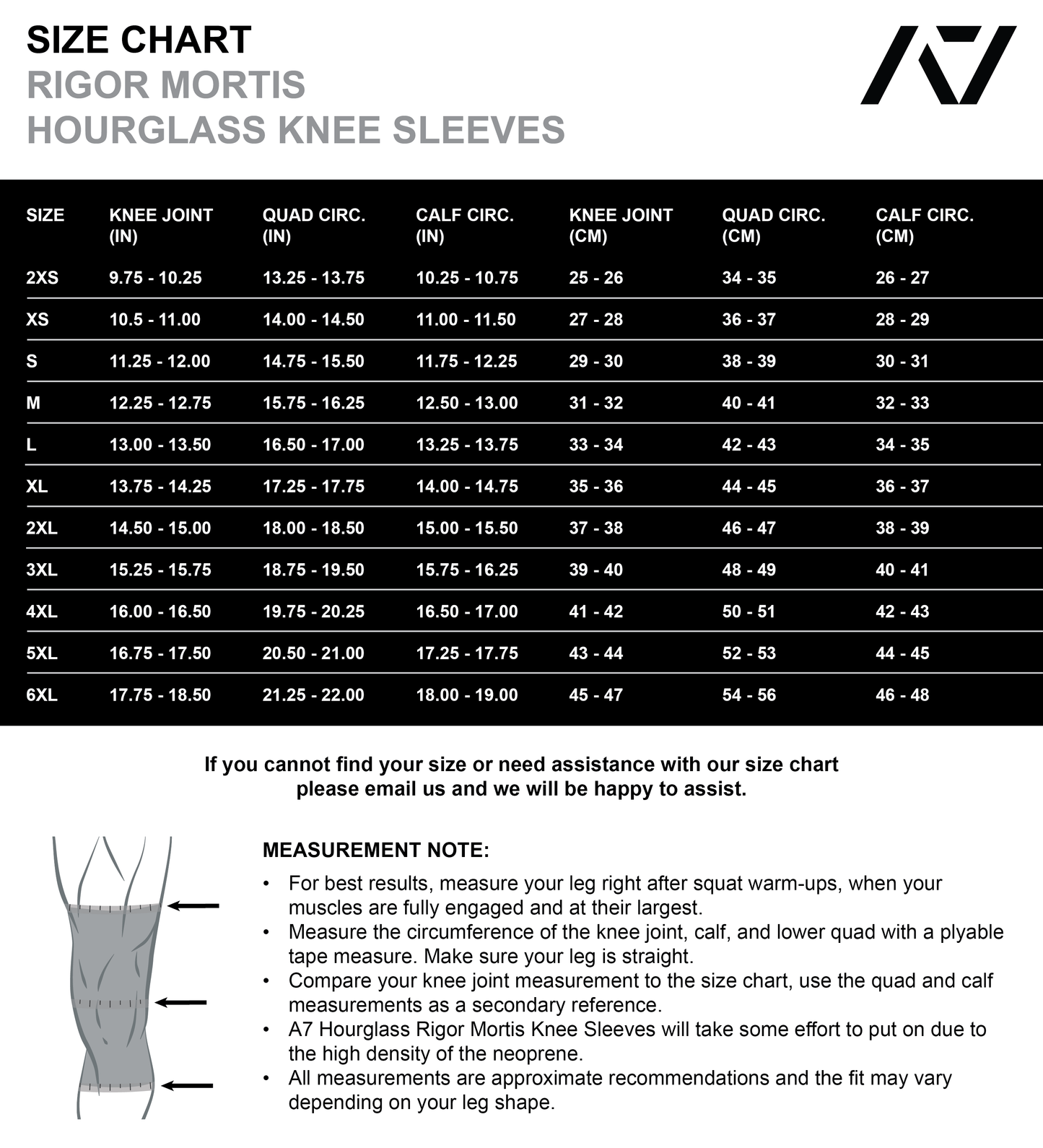 Hourglass Knee Sleeves - IPF Approved - Aurora