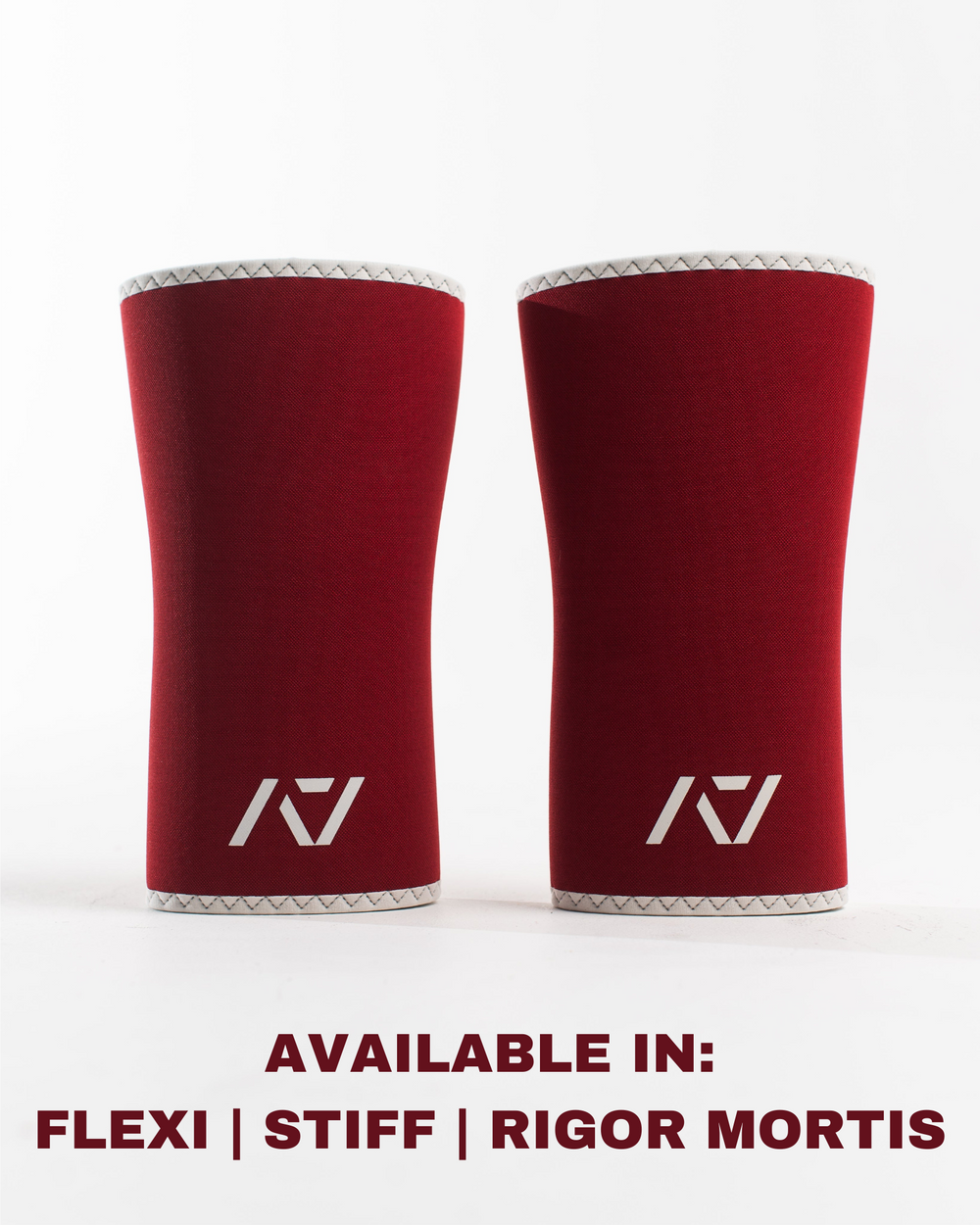 A7 IPF Approved Hourglass Knee Sleeves feature an hourglass-shaped centre taper fit to help provide knee compression while maintaining proper tightness around the calf and quad, offered in three stiffnesses (Flexi, Stiff and Rigor Mortis). Shop the full A7 Powerlifting IPF Approved Equipment collection. The IPF Approved Kit includes Powerlifting Singlet, A7 Meet Shirt, A7 Zebra Wrist Wraps and A7 Deadlift Socks. All A7 Powerlifting Equipment shipping to UK, Norway, Switzerland and Iceland.