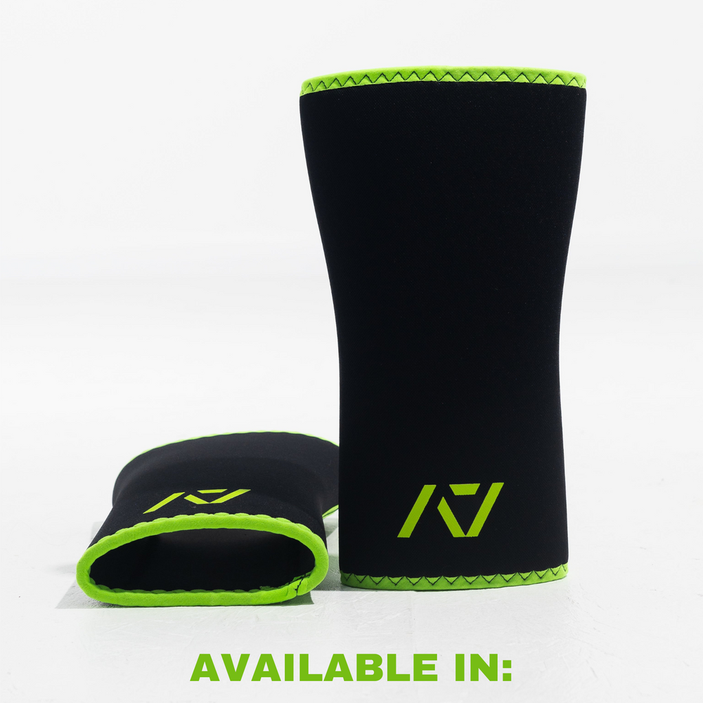 A7 IPF Approved Hourglass Knee Sleeves feature an hourglass-shaped centre taper fit to help provide knee compression while maintaining proper tightness around the calf and quad, offered in three stiffnesses (Flexi, Stiff and Rigor Mortis). Shop the full A7 Powerlifting IPF Approved Equipment collection. The IPF Approved Kit includes Powerlifting Singlet, A7 Meet Shirt, A7 Zebra Wrist Wraps and A7 Deadlift Socks. All A7 Powerlifting Equipment shipping to UK, Norway, Switzerland and Iceland.