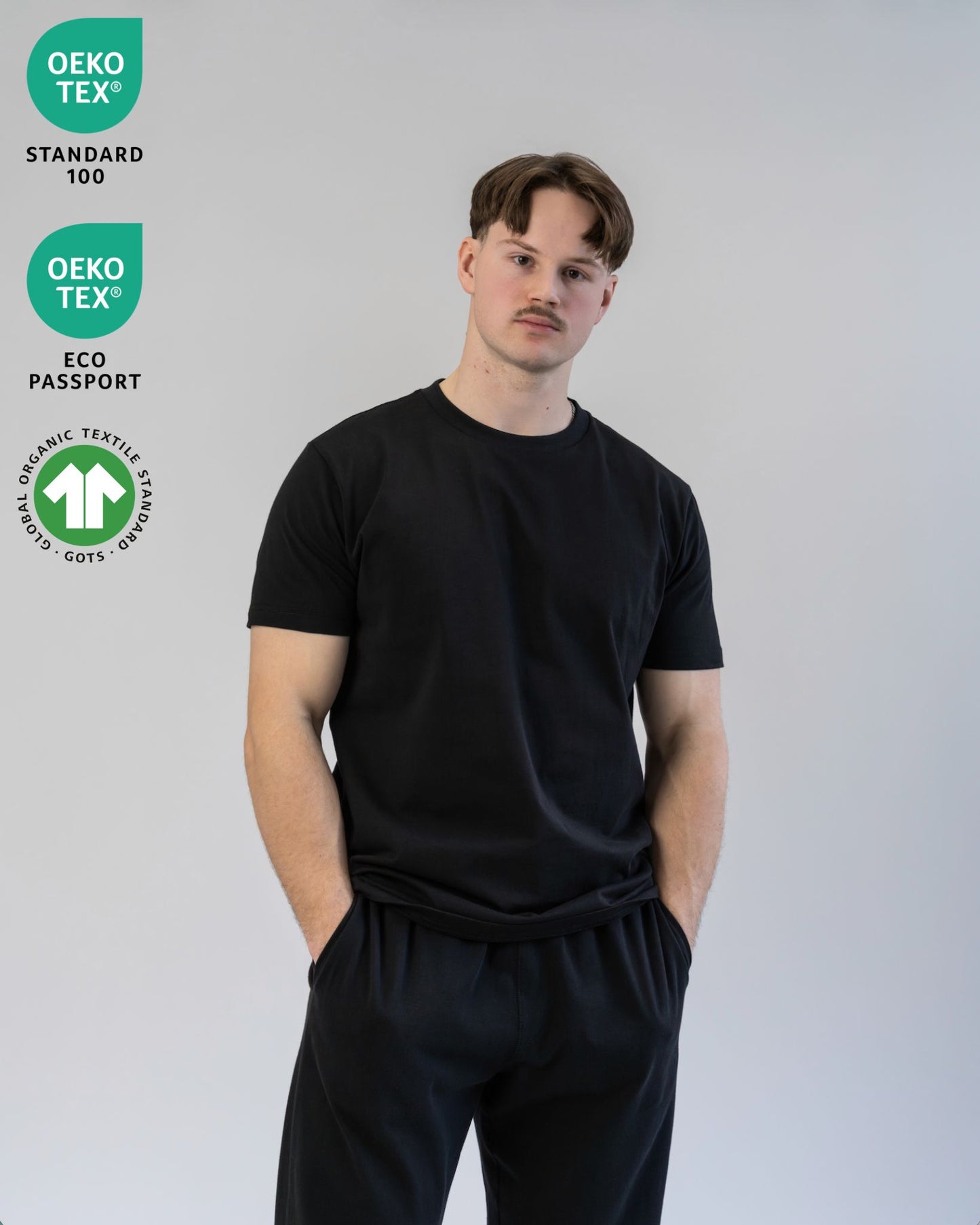 Demanding Greatness in every project we pursue. We went the extra mile to offer TRUE Organic Apparel; not just in the fabric or the dye, but in every detail in between. Our certifications reflect this commitment: GOTS ensures our fabrics are made from 100% genuine organic cotton, and OEKO-TEX guarantees that our dyes and printed artwork are free from harmful substances and chemicals throughout the entire production process. All A7 Powerlifting Equipment shipping to UK, Norway, Switzerland and Iceland.