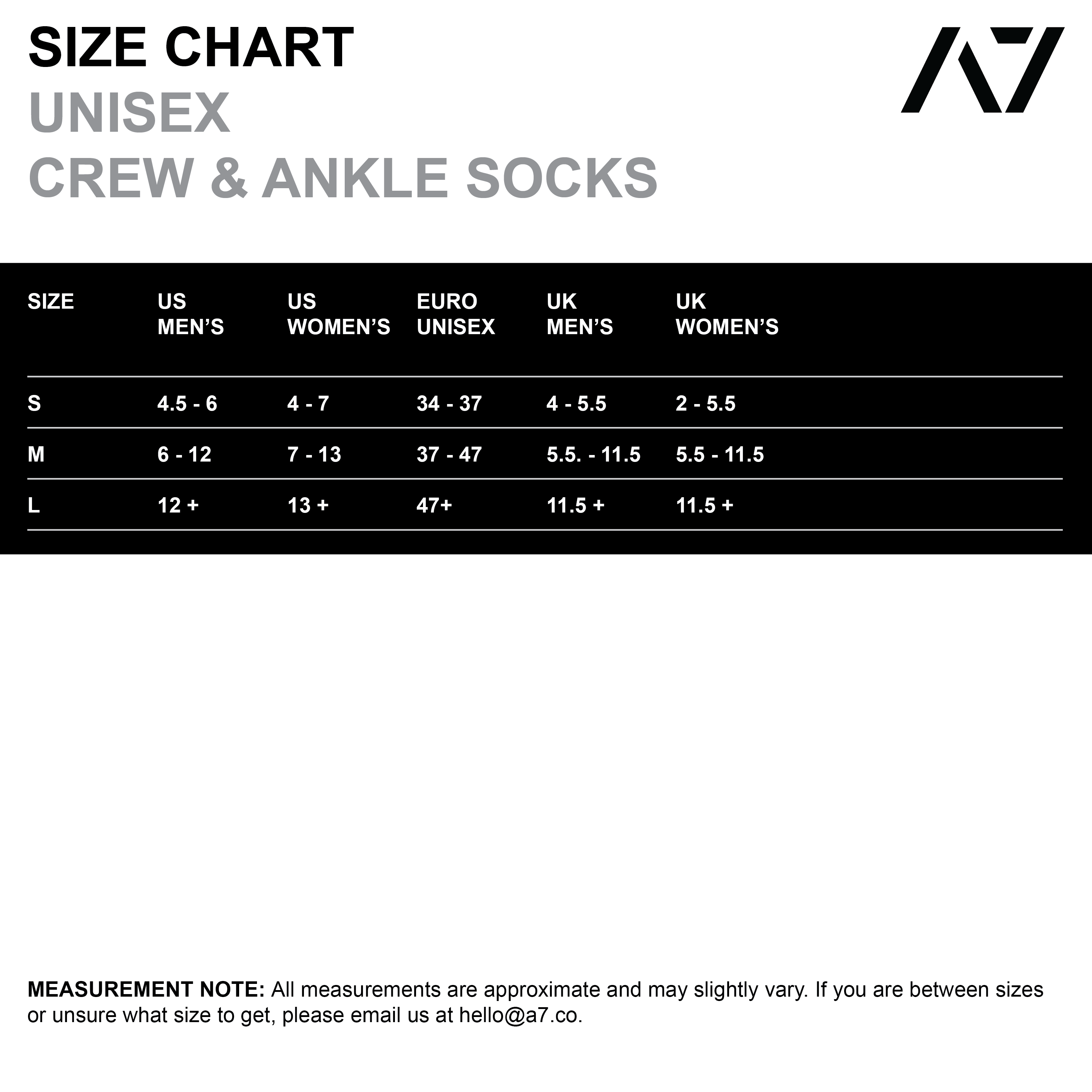 Crew & Ankle Socks