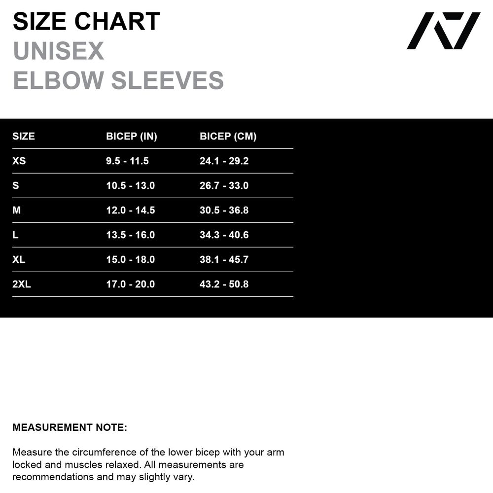 
                      
                        A7 Elbow Sleeves offer you even more support than before with the new and improved neoprene that we use in our Hourglass Knee Sleeves. These elbow sleeves provide support to the elbow joint, whilst allowing full range of motion. All A7 Powerlifting Equipment shipping to UK, Norway, Switzerland and Iceland.
                      
                    
