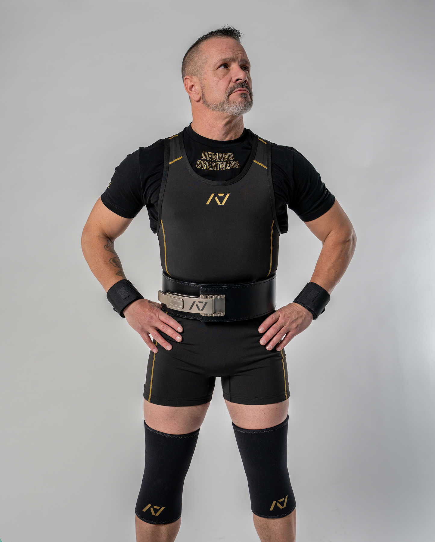 Our IPF APPROVED Rausch Singlets are designed to support the strength and power of an lifter.  A racerback design with advanced compression fabric provides powerlifters ultimate support whilst on the platform. IPF Approved Kit includes Rausch Powerlifting Singlet, A7 Meet Shirt, A7 Zebra Wrist Wraps, A7 Deadlift Socks, Hourglass Knee Sleeves (Stiff Knee Sleeves and Rigor Mortis Knee Sleeves). All A7 Powerlifting Equipment shipping to UK, Norway, Switzerland and Iceland.