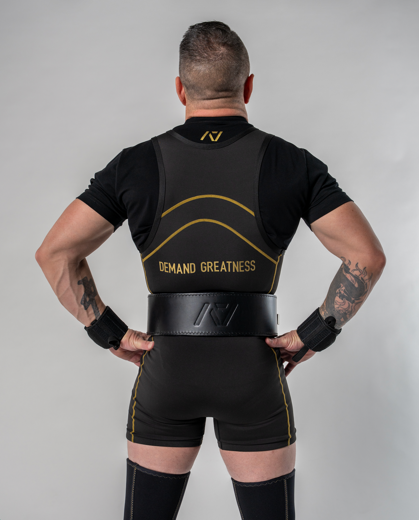 Our IPF APPROVED Rausch Singlets are designed to support the strength and power of an lifter.  A racerback design with advanced compression fabric provides powerlifters ultimate support whilst on the platform. IPF Approved Kit includes Rausch Powerlifting Singlet, A7 Meet Shirt, A7 Zebra Wrist Wraps, A7 Deadlift Socks, Hourglass Knee Sleeves (Stiff Knee Sleeves and Rigor Mortis Knee Sleeves). All A7 Powerlifting Equipment shipping to UK, Norway, Switzerland and Iceland.