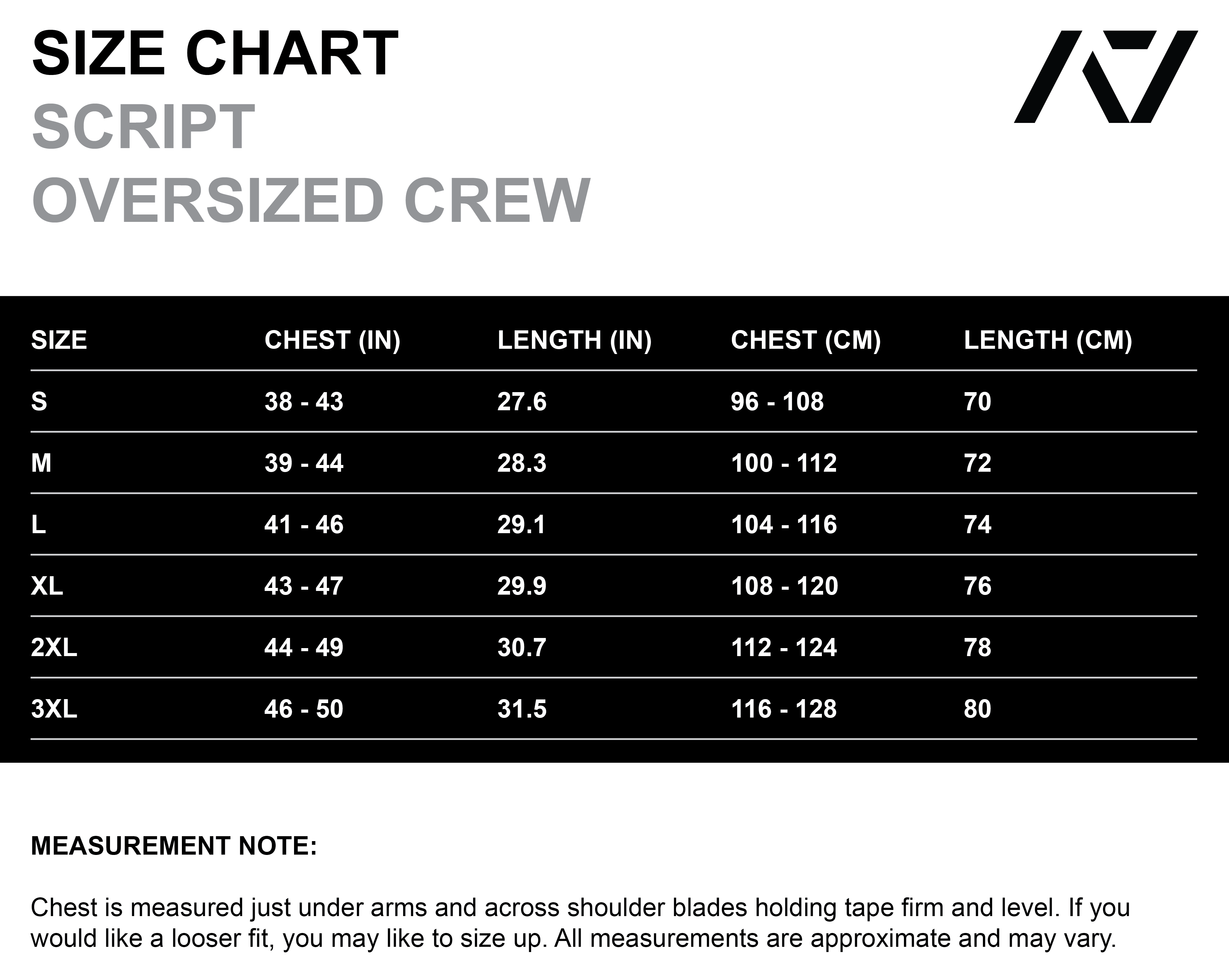 Script Oversized Non Bar Grip Crew - Stealth