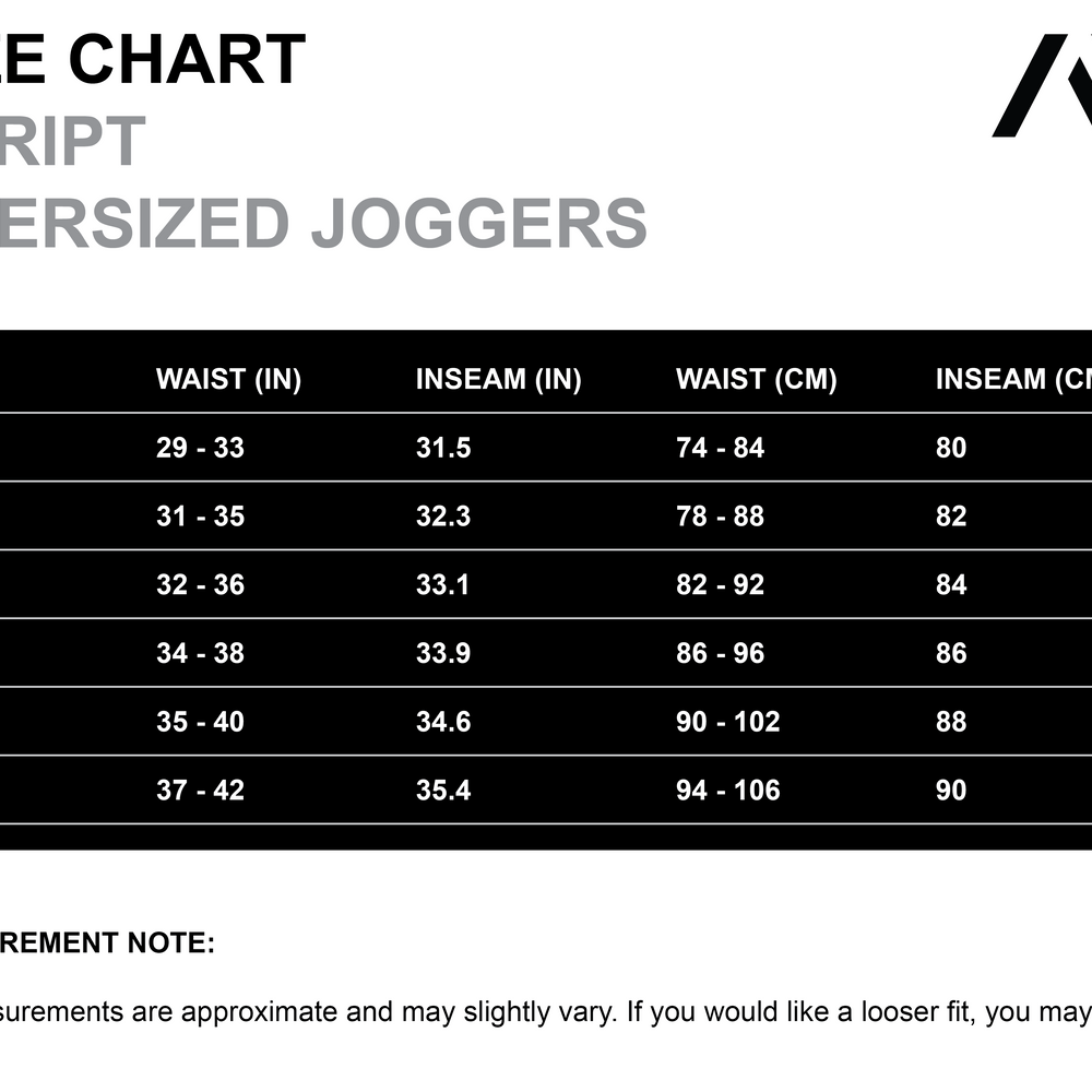 
                      
                        Script Oversized Joggers - Stealth
                      
                    