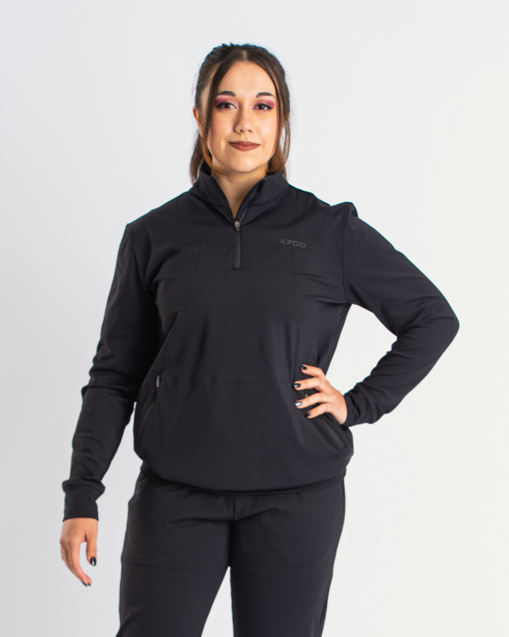 Cobra Quarter Zip Jacket offers unmatched comfort, and style for all strength athletes. The moisture-wicking fabric keeps you dry and comfortable in and out the gym. Featuring a quarter zip cut with durable YKK zippers, this jacket is built for both functionality and style. Designed with a unisex fit, it pairs perfectly with our matching Cobra 360Go 1Z Joggers and Shorts. All A7 Powerlifting Equipment shipping to UK, Norway, Switzerland and Iceland.