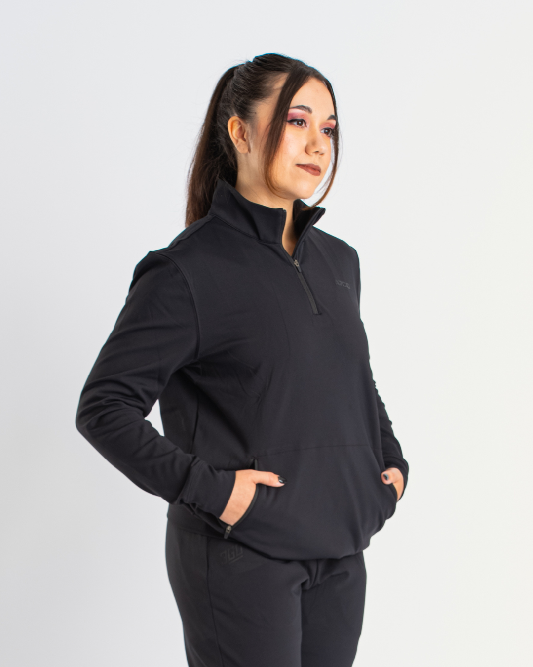 Cobra Quarter Zip Jacket offers unmatched comfort, and style for all strength athletes. The moisture-wicking fabric keeps you dry and comfortable in and out the gym. Featuring a quarter zip cut with durable YKK zippers, this jacket is built for both functionality and style. Designed with a unisex fit, it pairs perfectly with our matching Cobra 360Go 1Z Joggers and Shorts. All A7 Powerlifting Equipment shipping to UK, Norway, Switzerland and Iceland.