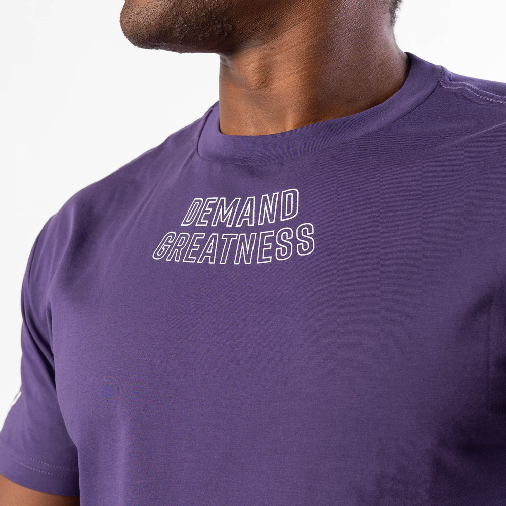 
                      
                        Demand Greatness True-Fit Purple is our new meet shirt design highlighting Demand Greatness with a double outline font to showcase your impact on the platform. The Shirt is IPF Approved. Shop the full A7 Powerlifting IPF Approved Equipment collection. The IPF Approved Kit includes Powerlifting Singlet, A7 Meet Shirt, A7 Zebra Wrist Wraps, A7 Deadlift Socks, Hourglass Knee Sleeves (Stiff and Rigor Mortis Knee Sleeves). All A7 Powerlifting Equipment shipping to UK, Norway, Switzerland and Iceland.
                      
                    