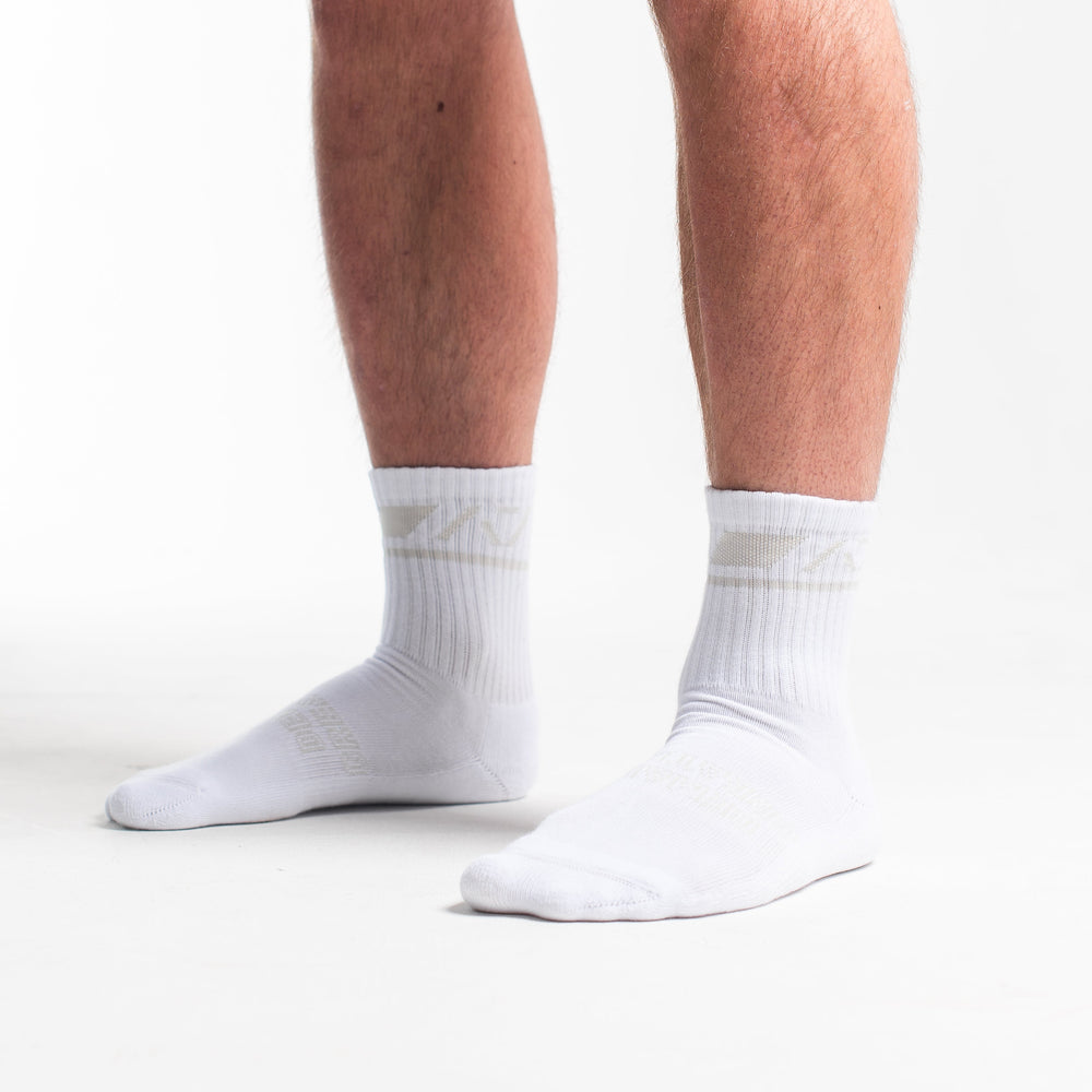 
                      
                        A7 Polar Crew socks showcase pink logos and let your energy show on the platform, in your training or while out and about. The IPF Approved Polar Meet Kit includes Powerlifting Singlet, A7 Meet Shirt, A7 Zebra Wrist Wraps, A7 Deadlift Socks, Hourglass Knee Sleeves (Stiff Knee Sleeves and Rigor Mortis Knee Sleeves). All A7 Powerlifting Equipment shipping to UK, Norway, Switzerland and Iceland.
                      
                    