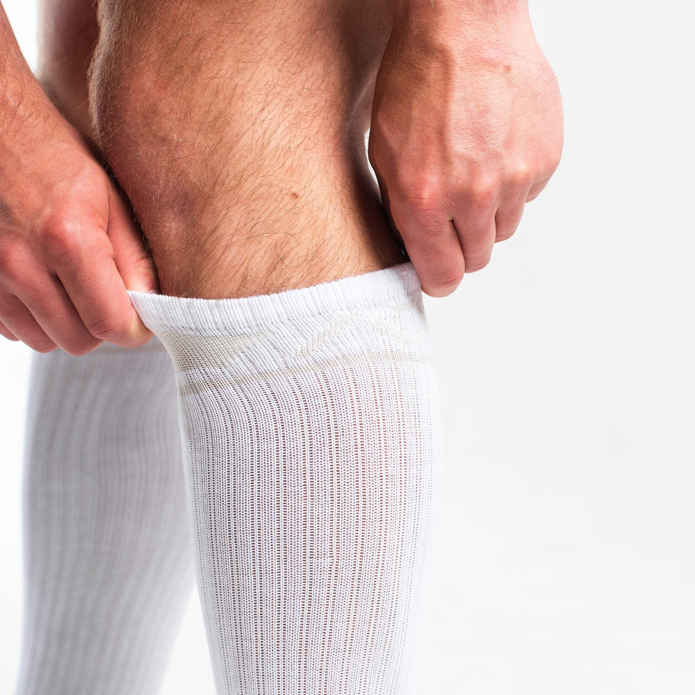 
                      
                        A7 Polar deadlift socks are designed specifically for pulls and keep your shins protected from scrapes. A7 deadlift socks are a perfect pair to wear in training or powerlifting competition. The A7 IPF Approved Kit includes Powerlifting Singlet, A7 Meet Shirt, A7 Zebra Wrist Wraps, A7 Deadlift Socks, Hourglass Knee Sleeves (Stiff Knee Sleeves and Rigor Mortis Knee Sleeves). All A7 Powerlifting Equipment shipping to UK, Norway, Switzerland and Iceland.
                      
                    