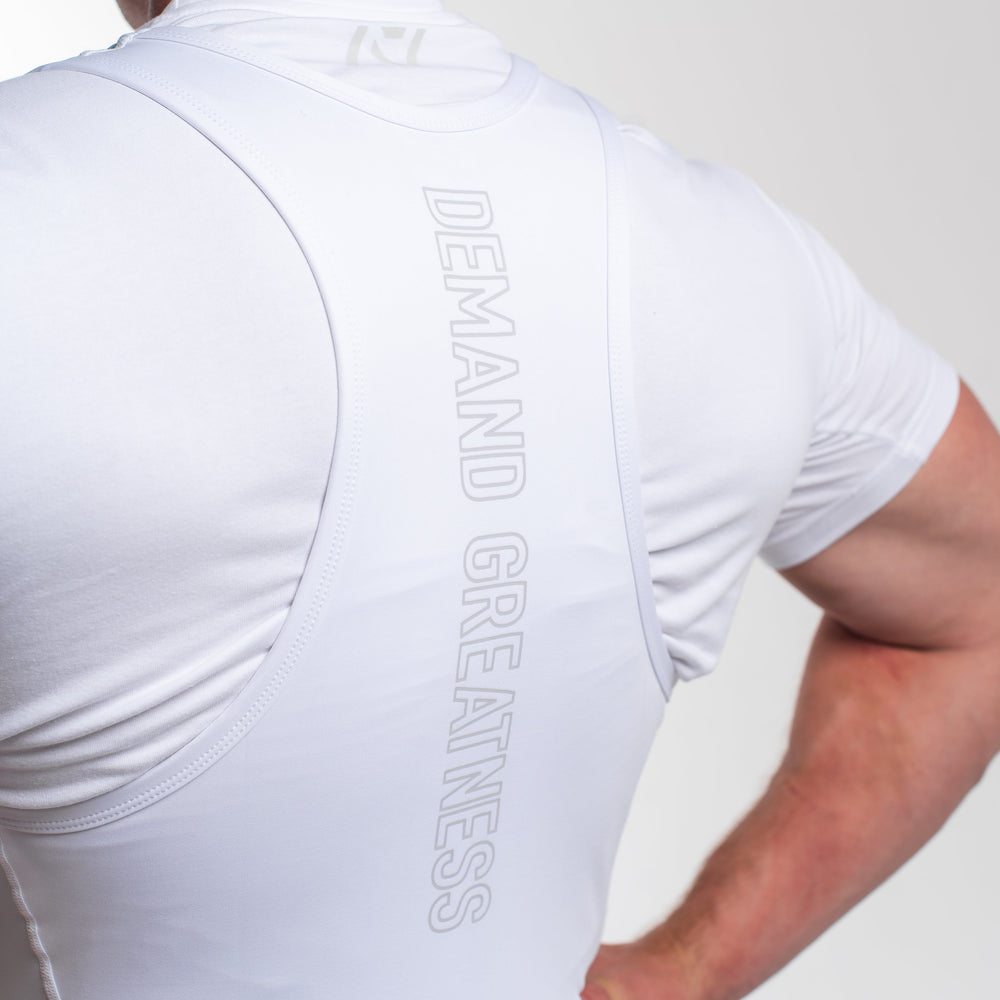 
                      
                        A7 IPF Approved Polar Luno singlet features extra lat mobility, side panel stitching to guide the squat depth level and curved panel design for a slimming look. The Women's cut singlet features a tapered waist and additional quad room. The IPF Approved Kit includes Luno Powerlifting Singlet, A7 Meet Shirt, A7 Zebra Wrist Wraps, A7 Deadlift Socks, Hourglass Knee Sleeves (Stiff Knee Sleeves and Rigor Mortis Knee Sleeves). All A7 Powerlifting Equipment shipping to UK, Norway, Switzerland and Iceland.
                      
                    