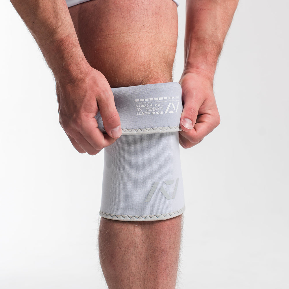 
                      
                        A7 IPF Approved Hourglass Knee Sleeves feature an hourglass-shaped centre taper fit to help provide knee compression while maintaining proper tightness around the calf and quad, offered in three stiffnesses (Flexi, Stiff and Rigor Mortis). Shop the full A7 Powerlifting IPF Approved Equipment collection. The IPF Approved Kit includes Powerlifting Singlet, A7 Meet Shirt, A7 Zebra Wrist Wraps and A7 Deadlift Socks. All A7 Powerlifting Equipment shipping to UK, Norway, Switzerland and Iceland.
                      
                    