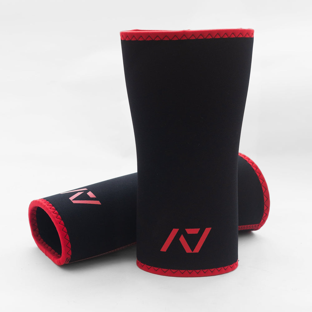 
                      
                        A7 IPF Approved Hourglass Knee Sleeves feature an hourglass-shaped centre taper fit to help provide knee compression while maintaining proper tightness around the calf and quad, offered in three stiffnesses (Flexi, Stiff and Rigor Mortis). Shop the full A7 Powerlifting IPF Approved Equipment collection. The IPF Approved Kit includes Powerlifting Singlet, A7 Meet Shirt, A7 Zebra Wrist Wraps and A7 Deadlift Socks. All A7 Powerlifting Equipment shipping to UK, Norway, Switzerland and Iceland. 
                      
                    