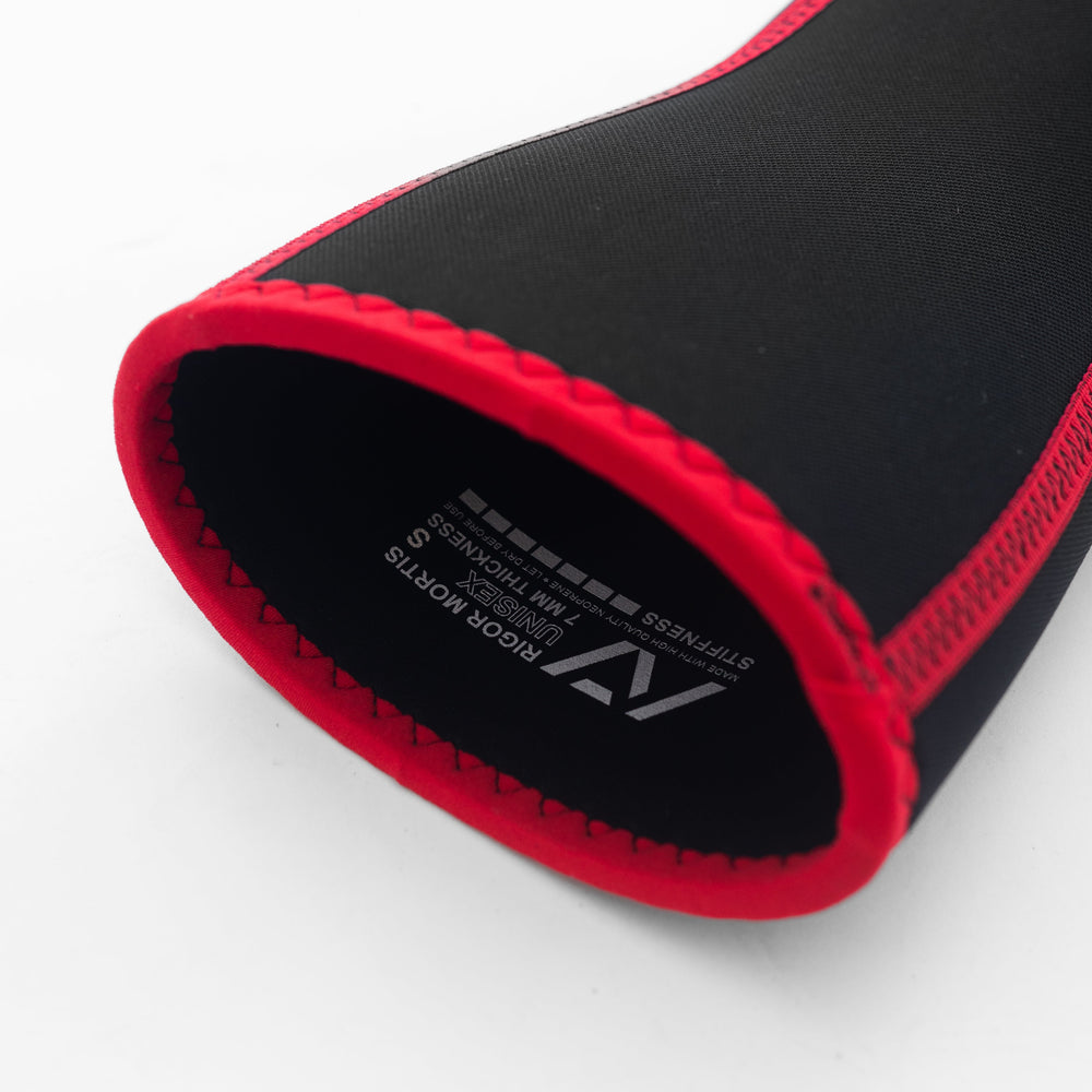
                      
                        A7 IPF Approved Hourglass Knee Sleeves feature an hourglass-shaped centre taper fit to help provide knee compression while maintaining proper tightness around the calf and quad, offered in three stiffnesses (Flexi, Stiff and Rigor Mortis). Shop the full A7 Powerlifting IPF Approved Equipment collection. The IPF Approved Kit includes Powerlifting Singlet, A7 Meet Shirt, A7 Zebra Wrist Wraps and A7 Deadlift Socks. All A7 Powerlifting Equipment shipping to UK, Norway, Switzerland and Iceland. 
                      
                    