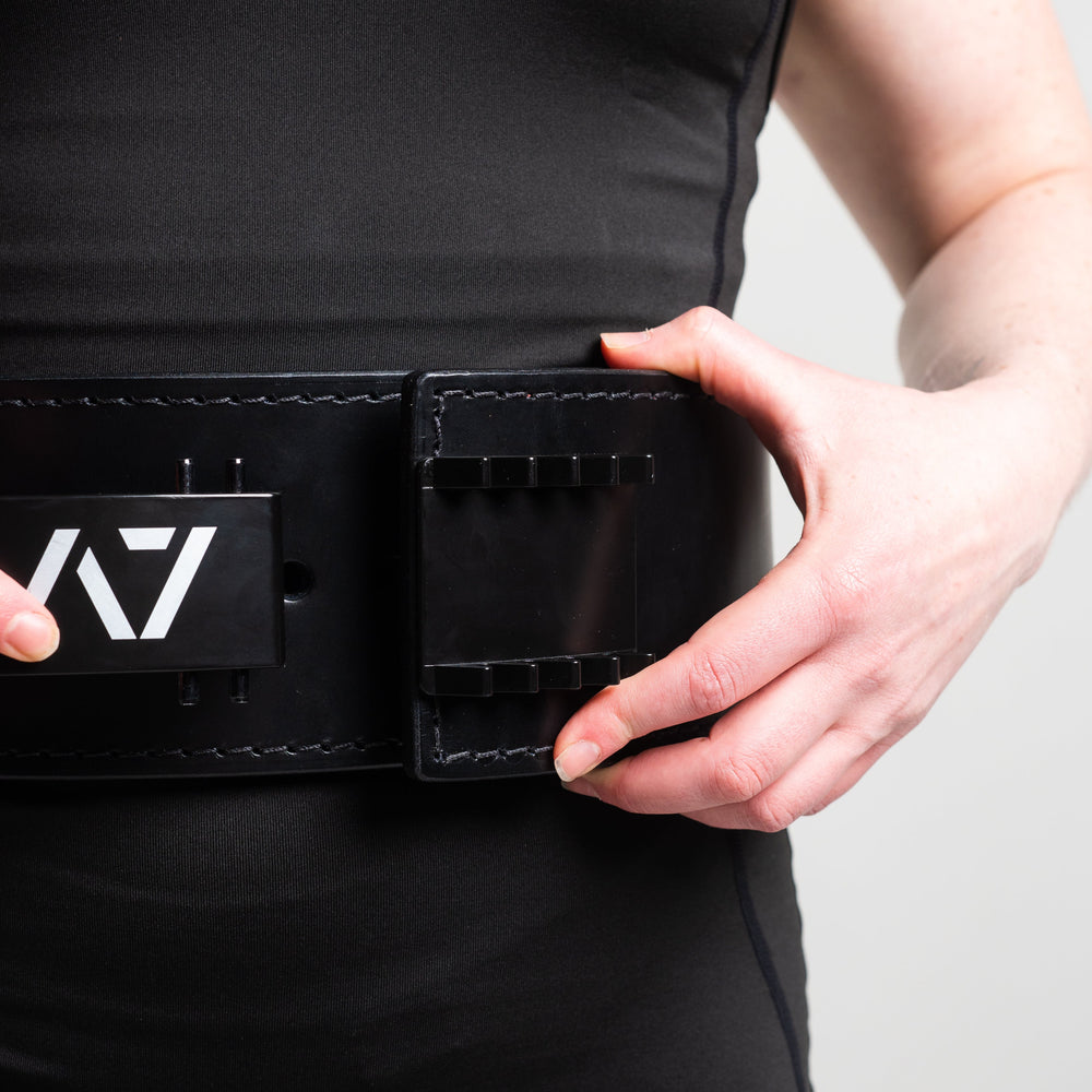 
                      
                        A7 IPF Approved PAL Lever Belt features a black design with black leather, black engraved buckle and debossed A7 logo on the leather. The new Pioneer Adjustable Lever, PAL, buckle allows you to quickly adjust the tightness of your belt for a perfect fit. The IPF Approved Kit includes Singlet, A7 Meet Shirt, A7 Zebra Wrist Wraps, A7 Deadlift Socks, Hourglass Knee Sleeves (Stiff Knee Sleeves and Rigor Mortis Knee Sleeves). All A7 Powerlifting Equipment shipping to UK, Norway, Switzerland and Iceland.
                      
                    