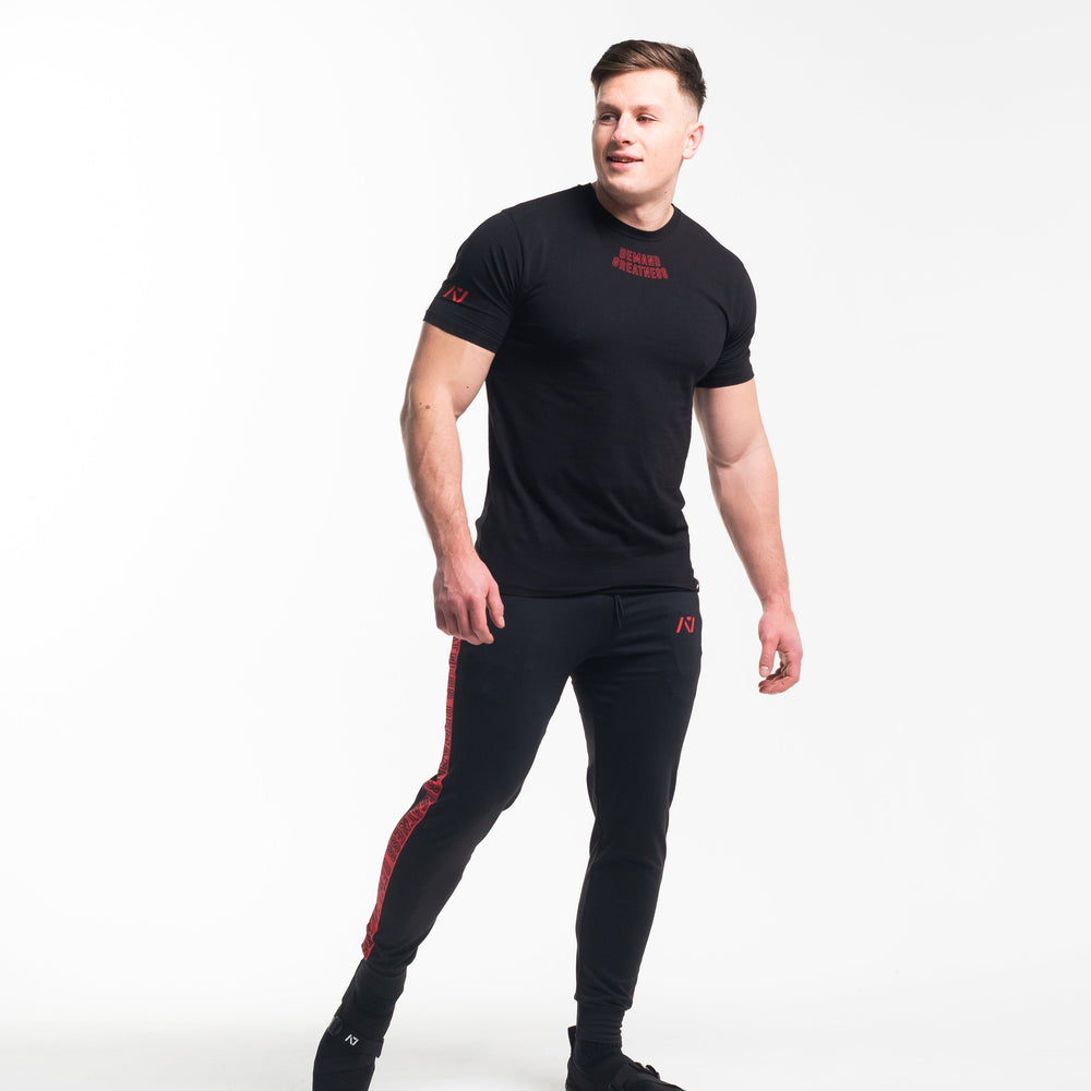 
                      
                        DG23 Red Dawn is our newmeet shirt design highlighting Demand Greatness with a double outline font to showcase your impact on the platform. The DG23 Meet Shirt is IPF Approved. Shop the full A7 Powerlifting IPF Approved Equipment collection. The IPF Approved Kit includes Powerlifting Singlet, A7 Meet Shirt, A7 Zebra Wrist Wraps, A7 Deadlift Socks, Hourglass Knee Sleeves (Stiff Knee Sleeves and Rigor Mortis Knee Sleeves). All A7 Powerlifting Equipment shipping to UK, Norway, Switzerland and Iceland.
                      
                    