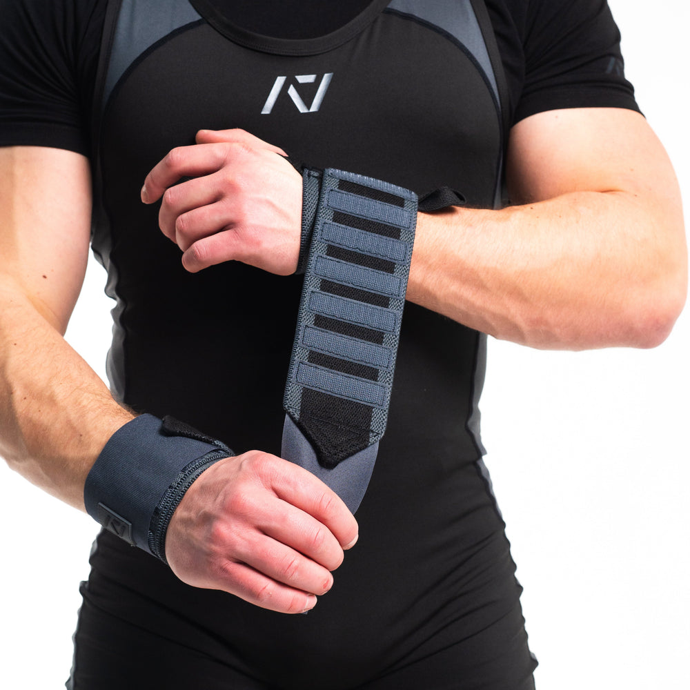 
                      
                        A7 IPF Approved Zebra Wraps feature strips of velcro on the wraps, allowing Zebra Wraps to conform fully to your unique preference of tightness. We offer Zebra wrist wraps in 3 lengths and 4 stiffnesses (Flexi, Mids, Stiff, and Rigor Mortis). The IPF Approved Kit includes Powerlifting Singlet, A7 Meet Shirt, A7 Zebra Wrist Wraps, A7 Deadlift Socks, Hourglass Knee Sleeves (Stiff Knee Sleeves and Rigor Mortis Knee Sleeves). All A7 Powerlifting Equipment shipping to UK, Norway, Switzerland and Iceland.
                      
                    