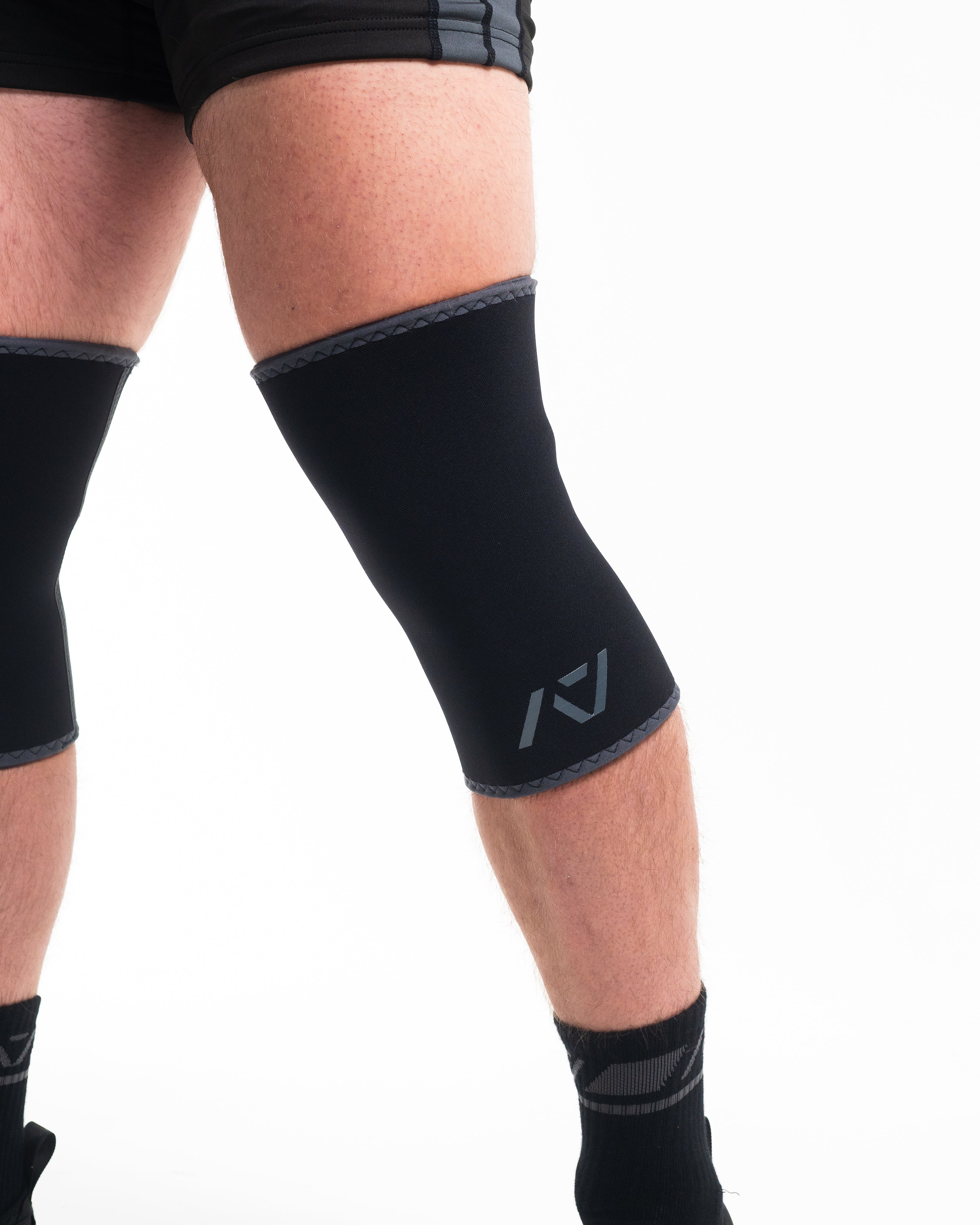 A7 IPF Approved Hourglass Knee Sleeves feature an hourglass-shaped centre taper fit to help provide knee compression while maintaining proper tightness around the calf and quad, offered in three stiffnesses (Flexi, Stiff and Rigor Mortis). Shop the full A7 Powerlifting IPF Approved Equipment collection. The IPF Approved Kit includes Powerlifting Singlet, A7 Meet Shirt, A7 Zebra Wrist Wraps and A7 Deadlift Socks. All A7 Powerlifting Equipment shipping to UK, Norway, Switzerland and Iceland. 