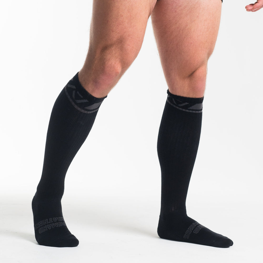 A7 Shadow Stone Deadlift socks are designed specifically for pulls and keep your shins protected from scrapes. A7 deadlift socks are a perfect pair to wear in training or powerlifting competition. The IPF Approved Kit includes Powerlifting Singlet, A7 Meet Shirt, A7 Zebra Wrist Wraps, A7 Deadlift Socks, Hourglass Knee Sleeves (Stiff Knee Sleeves and Rigor Mortis Knee Sleeves). All A7 Powerlifting Equipment shipping to UK, Norway, Switzerland and Iceland.