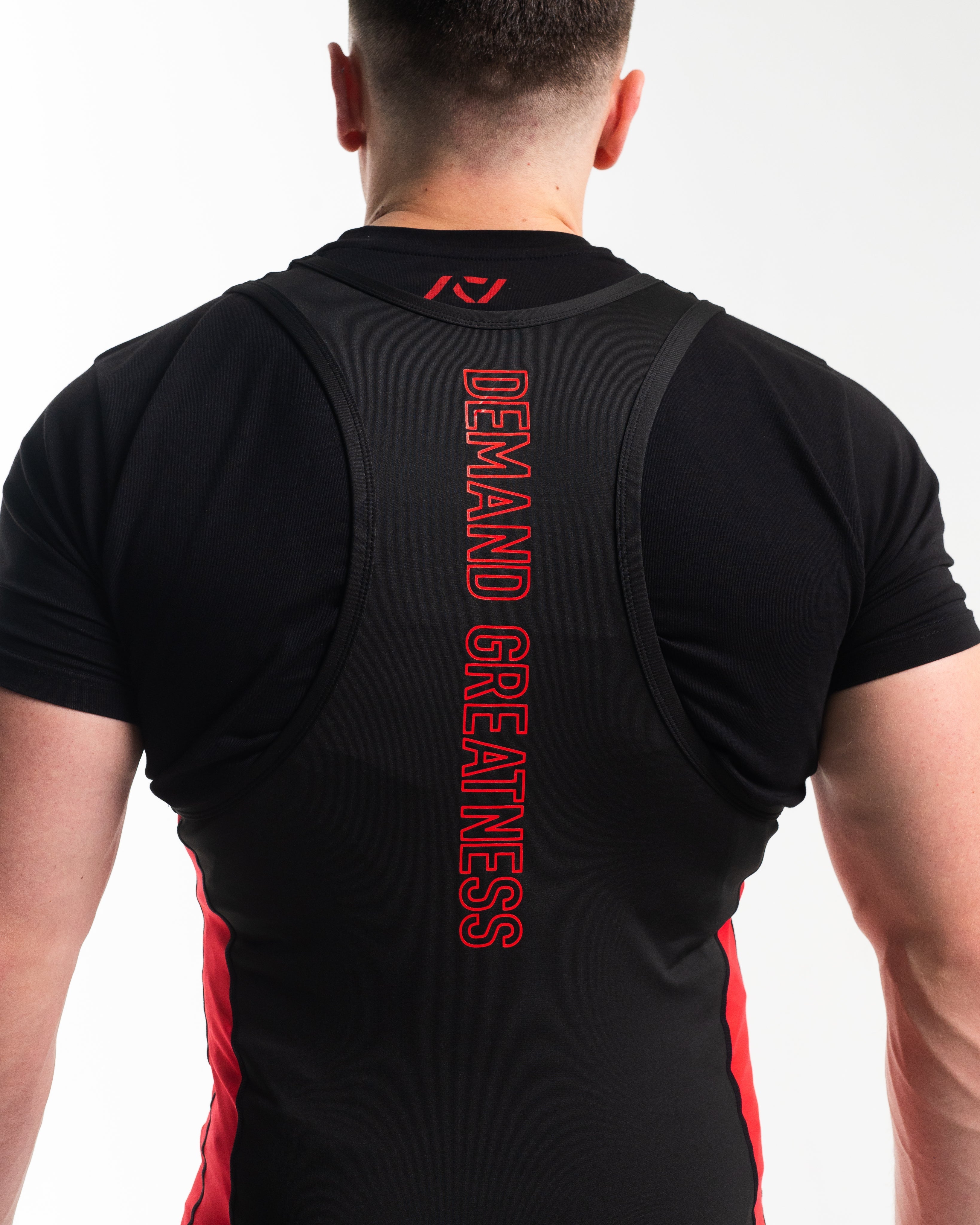 A7 IPF Approved Red Dawn Luno singlet features extra lat mobility, side panel stitching to guide the squat depth level and curved panel design for a slimming look. The Women's cut singlet features a tapered waist and additional quad room. The IPF Approved Kit includes Luno Powerlifting Singlet, A7 Meet Shirt, A7 Zebra Wrist Wraps, A7 Deadlift Socks, Hourglass Knee Sleeves (Stiff Knee Sleeves and Rigor Mortis Knee Sleeves). All A7 Powerlifting Equipment shipping to UK, Norway, Switzerland and Iceland.