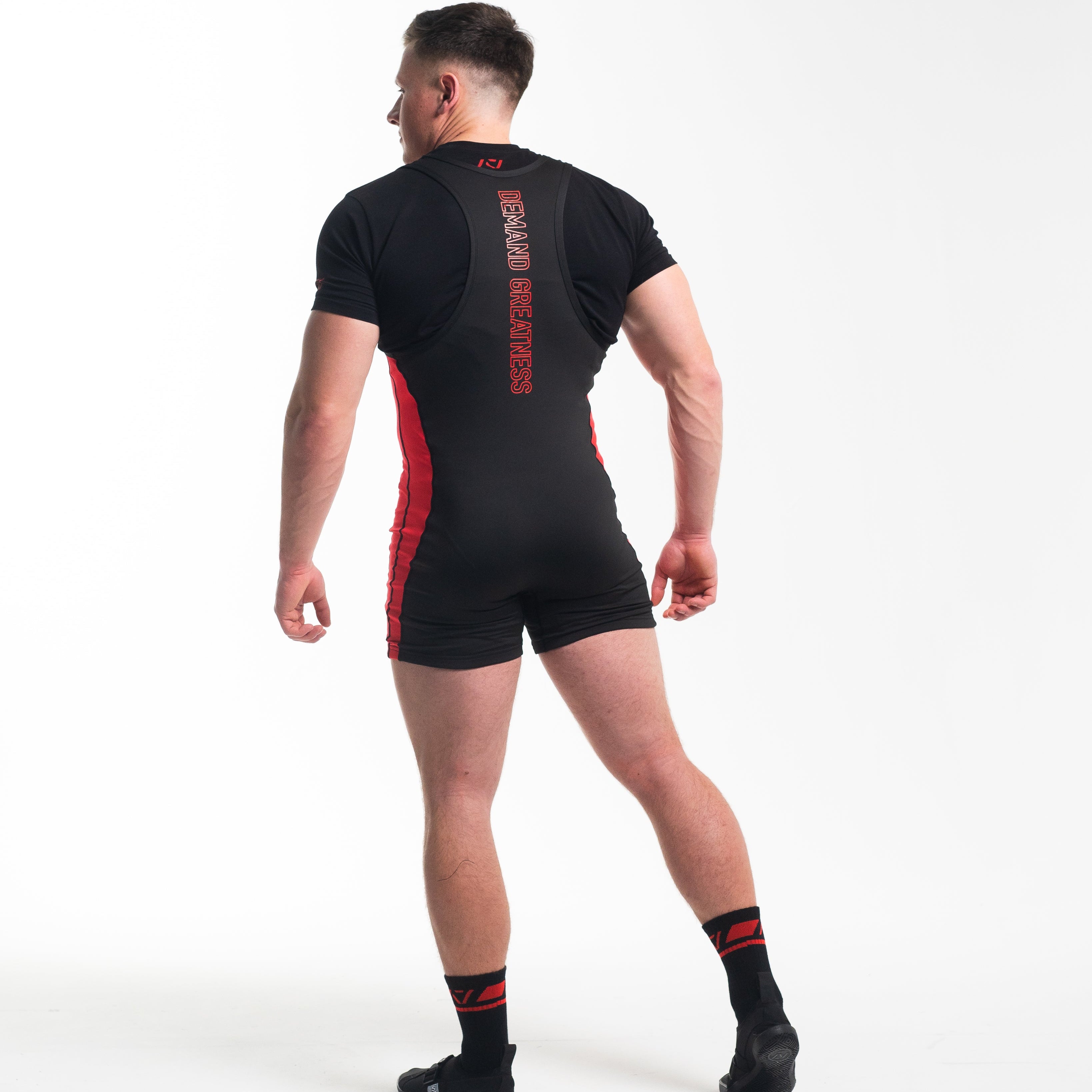 A7 IPF Approved Red Dawn Luno singlet features extra lat mobility, side panel stitching to guide the squat depth level and curved panel design for a slimming look. The Women's cut singlet features a tapered waist and additional quad room. The IPF Approved Kit includes Luno Powerlifting Singlet, A7 Meet Shirt, A7 Zebra Wrist Wraps, A7 Deadlift Socks, Hourglass Knee Sleeves (Stiff Knee Sleeves and Rigor Mortis Knee Sleeves). All A7 Powerlifting Equipment shipping to UK, Norway, Switzerland and Iceland.