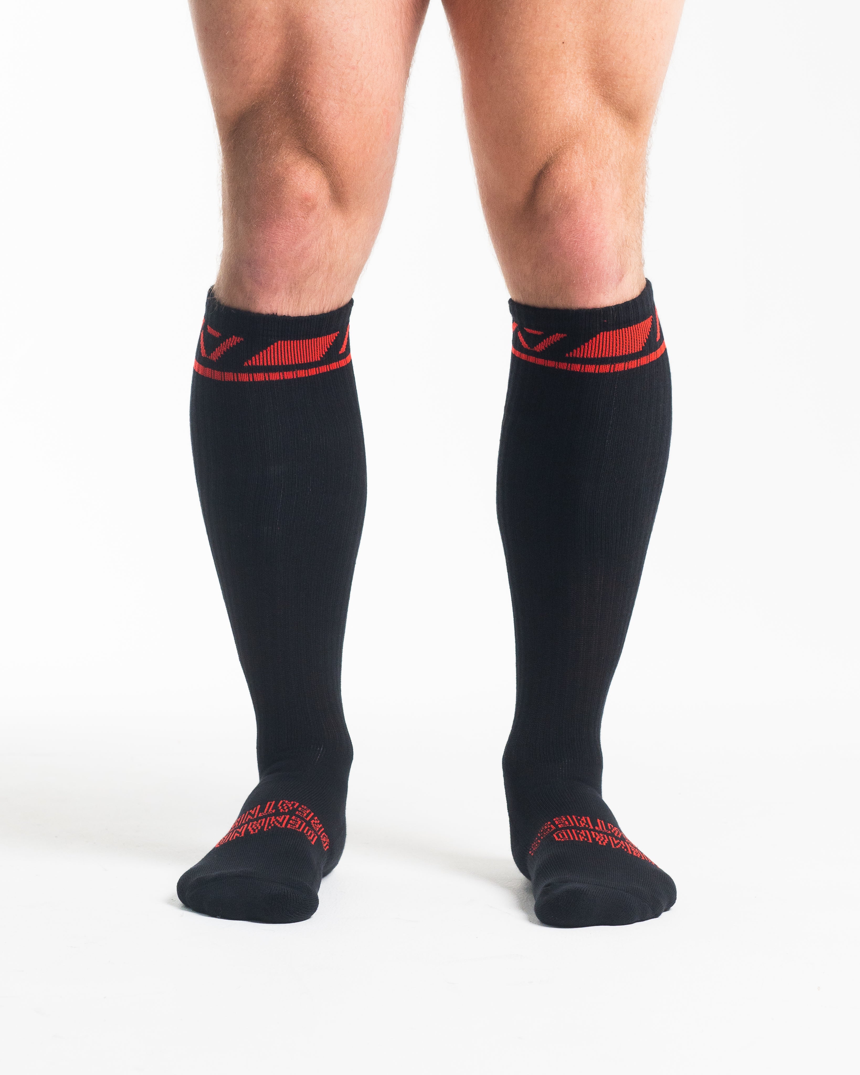 A7 Red Dawn Deadlift socks are designed specifically for pulls and keep your shins protected from scrapes. A7 deadlift socks are a perfect pair to wear in training or powerlifting competition. The IPF Approved Kit includes Powerlifting Singlet, A7 Meet Shirt, A7 Zebra Wrist Wraps, A7 Deadlift Socks, Hourglass Knee Sleeves (Stiff Knee Sleeves and Rigor Mortis Knee Sleeves). All A7 Powerlifting Equipment shipping to UK, Norway, Switzerland and Iceland.