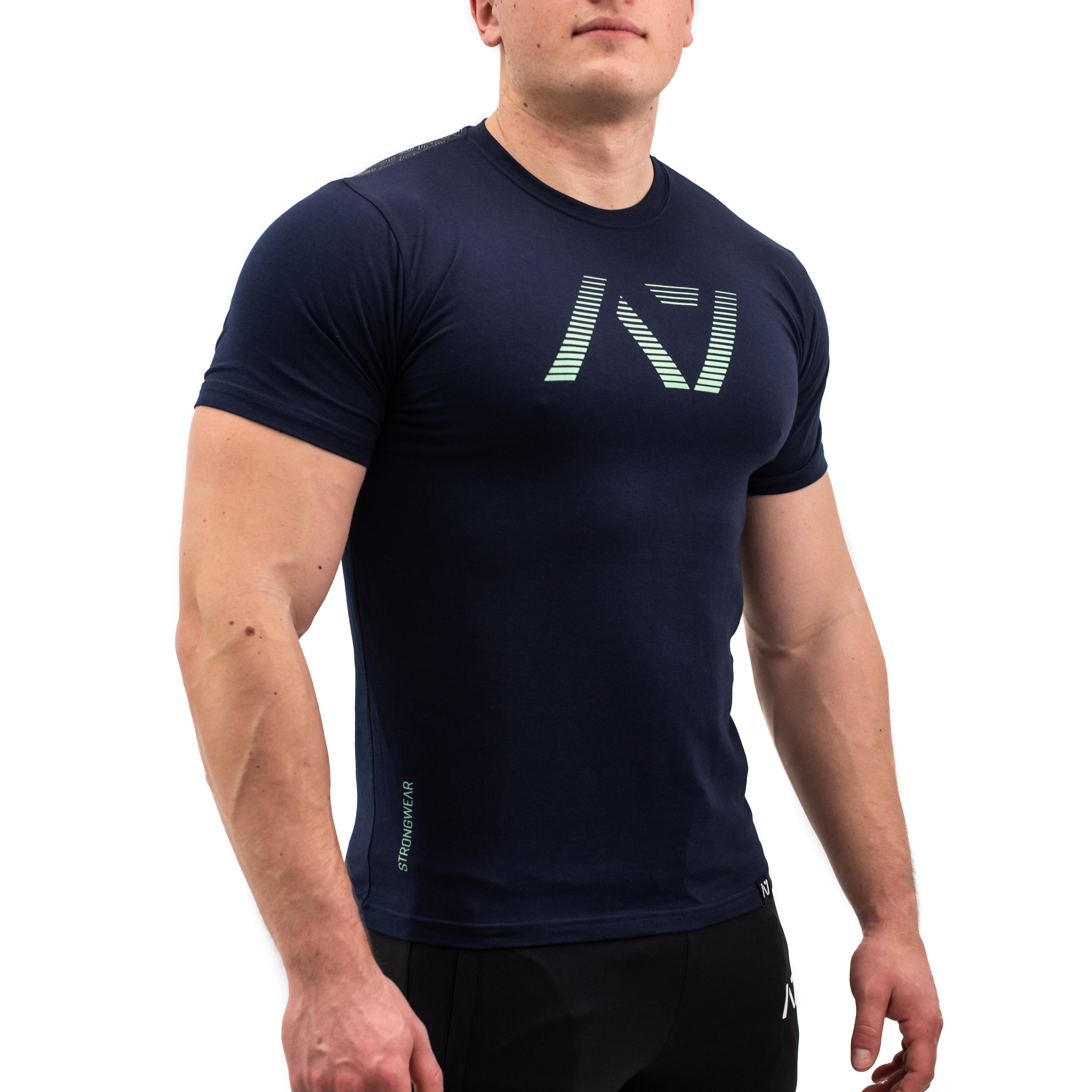 Rift Bar Grip T-shirt, great as a squat shirt. Purchase Rift Bar Grip tshirt UK from A7 UK. Purchase Rift Bar Grip Shirt in Europe from A7 UK. No more chalk and no more sliding. Best Bar Grip Tshirts, shipping to UK and Europe from A7 UK. Rift is our classic black on black shirt design! The best Powerlifting apparel for all your workouts. Available in UK and Europe including France, Italy, Germany, Sweden and Poland