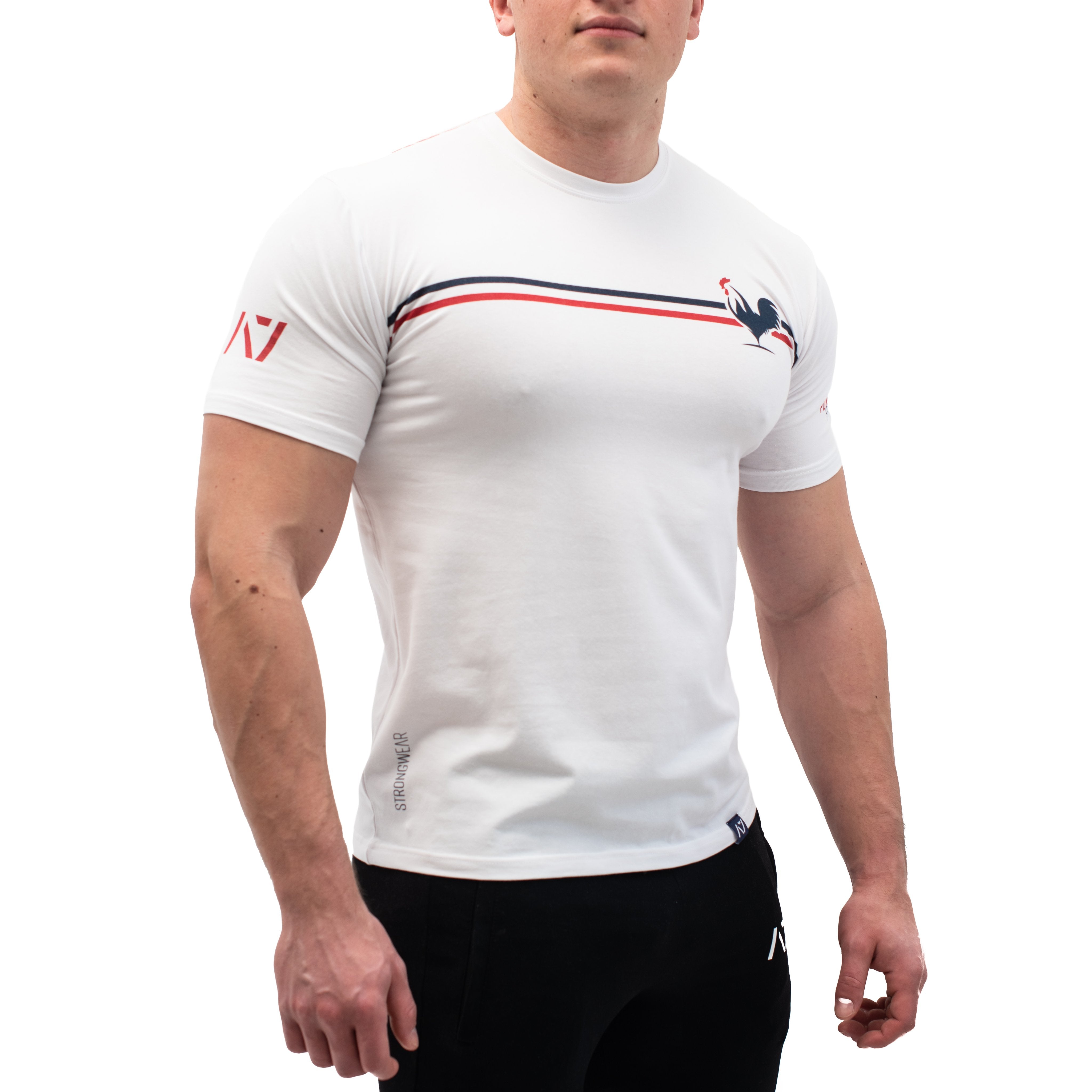 Powerlifting France Bar Grip T-shirt, great as a squat shirt. Purchase Powerlifting France Bar Grip tshirt UK from A7 UK. Purchase Powerlifting France Bar Grip Shirt in Europe from A7 UK. No more chalk and no more sliding. Best Bar Grip Tshirts, shipping to UK and Europe from A7 UK. Powerlifting France is our classic black on black shirt design! The best Powerlifting apparel for all your workouts. Available in UK and Europe including France, Italy, Germany, Sweden and Poland