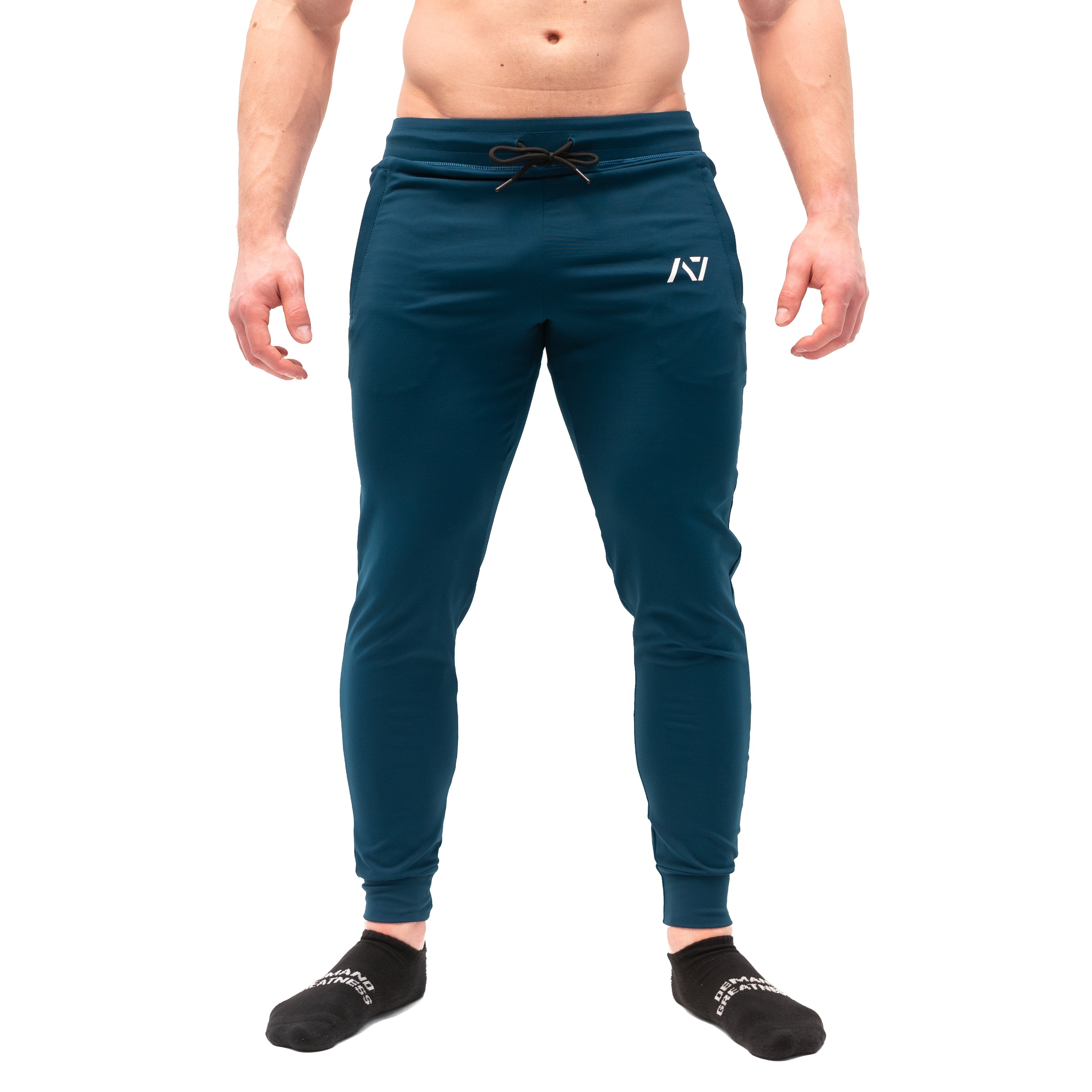 Defy joggers are just as comfortable in the gym as they are going out. These are made with premium moisture-wicking 4-way-stretch material for greater range of motion.  These are a great fit for both men and women.