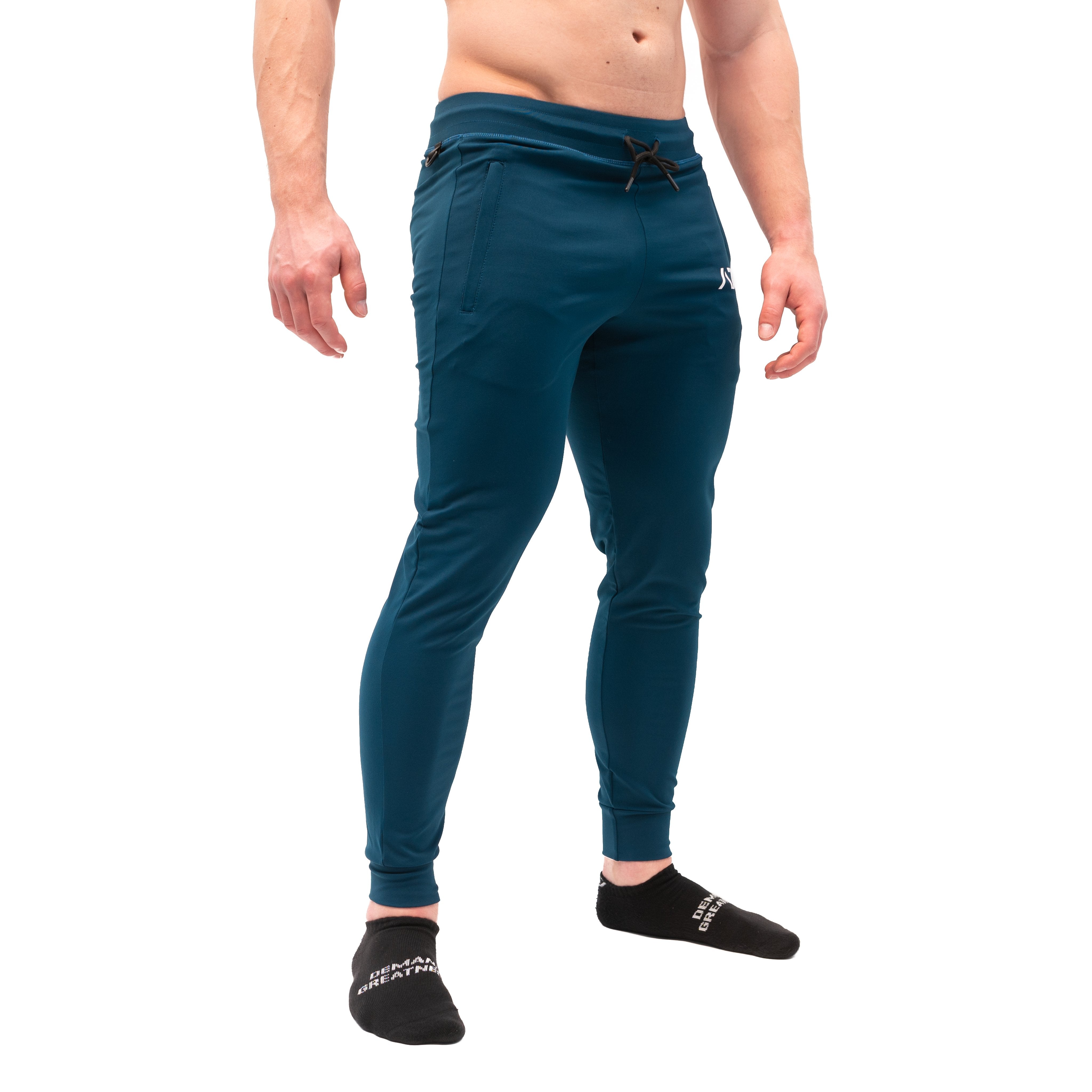 Defy joggers are just as comfortable in the gym as they are going out. These are made with premium moisture-wicking 4-way-stretch material for greater range of motion.  These are a great fit for both men and women.