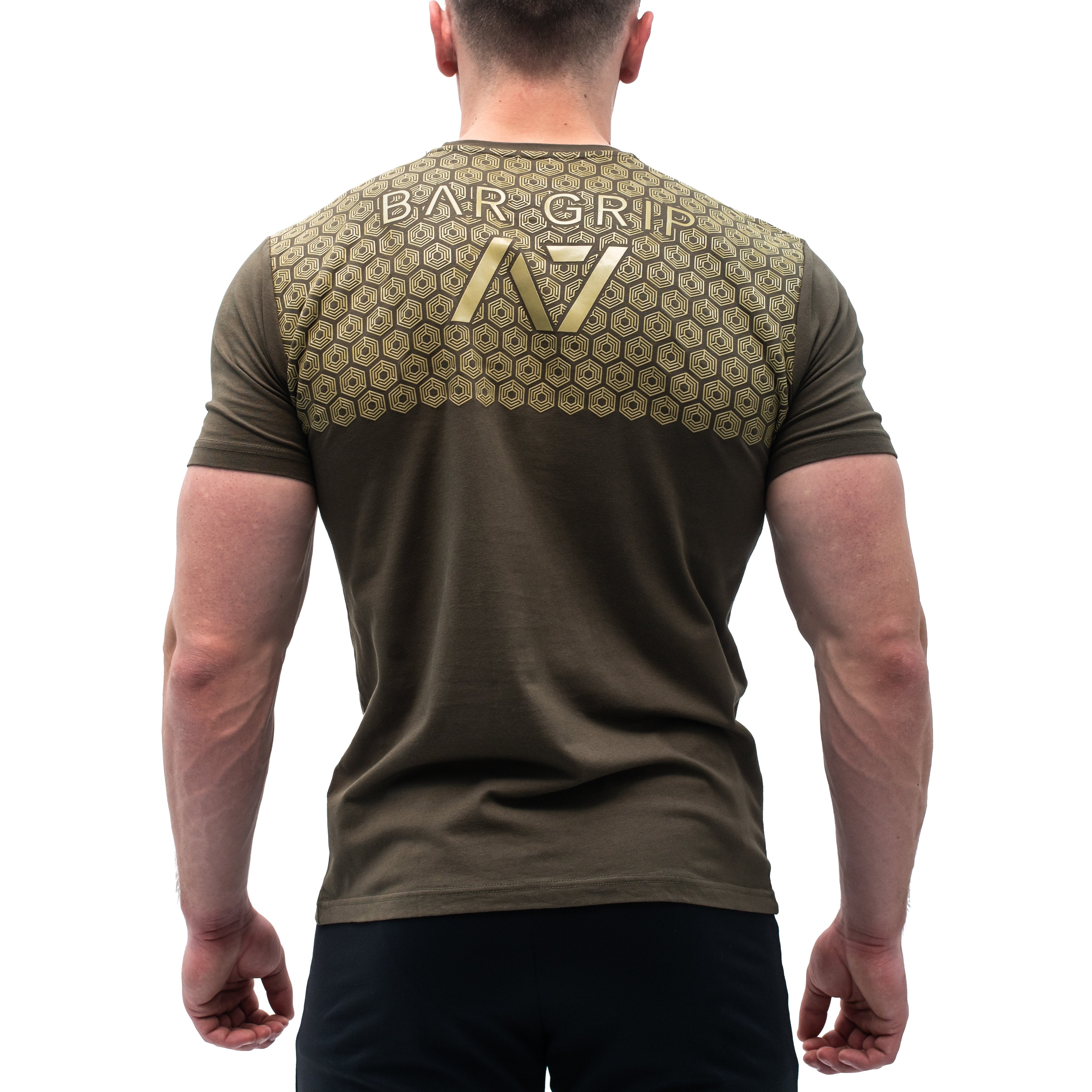 Powerlifting Military Bar Grip T-shirt, great as a squat shirt. Purchase Powerlifting Military Bar Grip tshirt UK from A7 UK or A7 Europe. No more chalk and no more sliding. Best Bar Grip Tshirts, shipping to UK and Europe from A7 UK or A7 Europe. The best Powerlifting apparel for all your workouts. Available in UK and Europe including France, Italy, Germany, Sweden and Poland