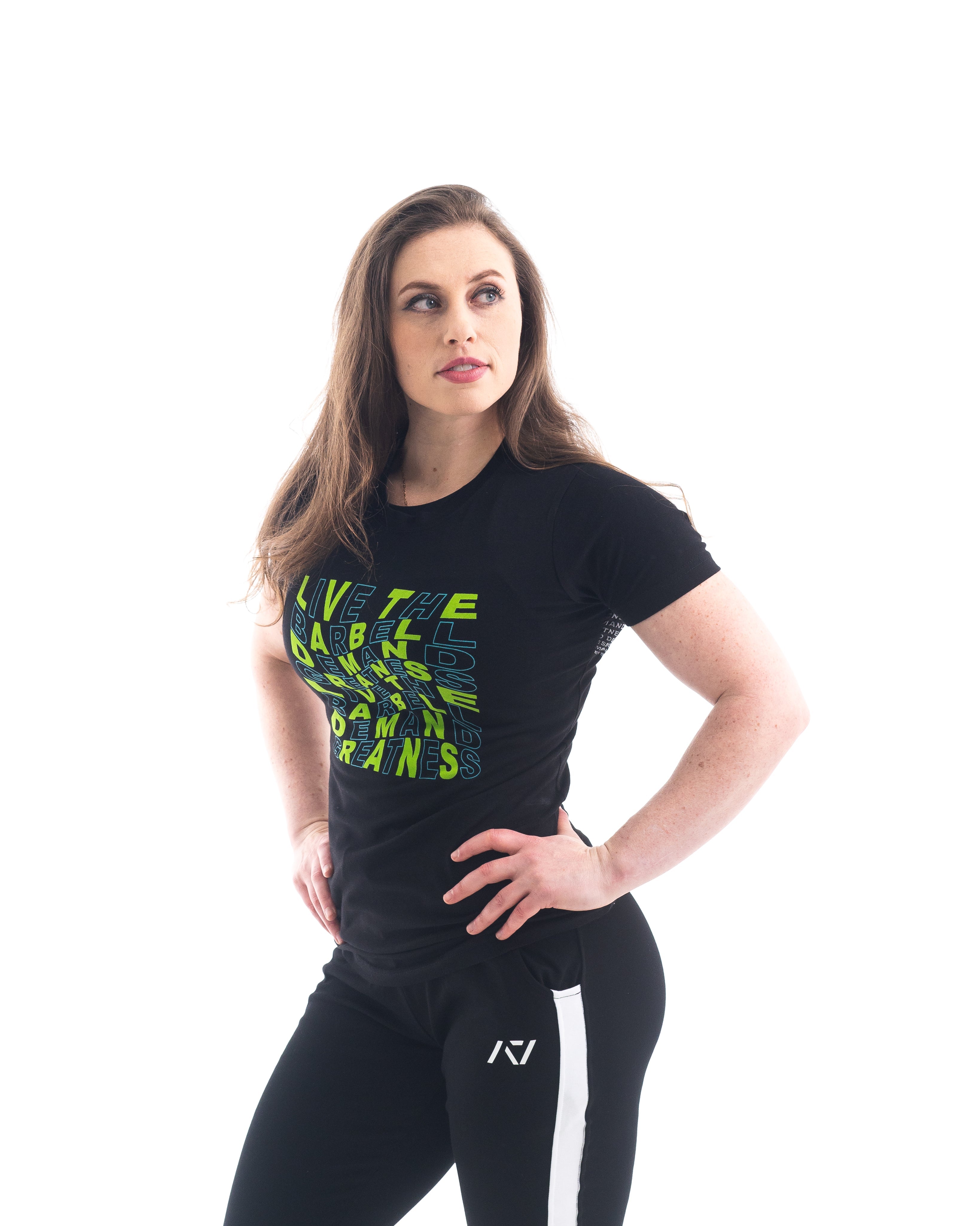 VorText Alien Women's Bar Grip Shirt. Make a stand on the platform as you continue to approach perfection to prove you are not of this world. Whether pressing, pulling, squatting or any other variational movement the knurling is always there. The silicone bar grip helps with slippery commercial benches and bars and anchors the barbell to your back. All A7 Powerlifting Equipment shipping to UK, Norway, Switzerland and Iceland.