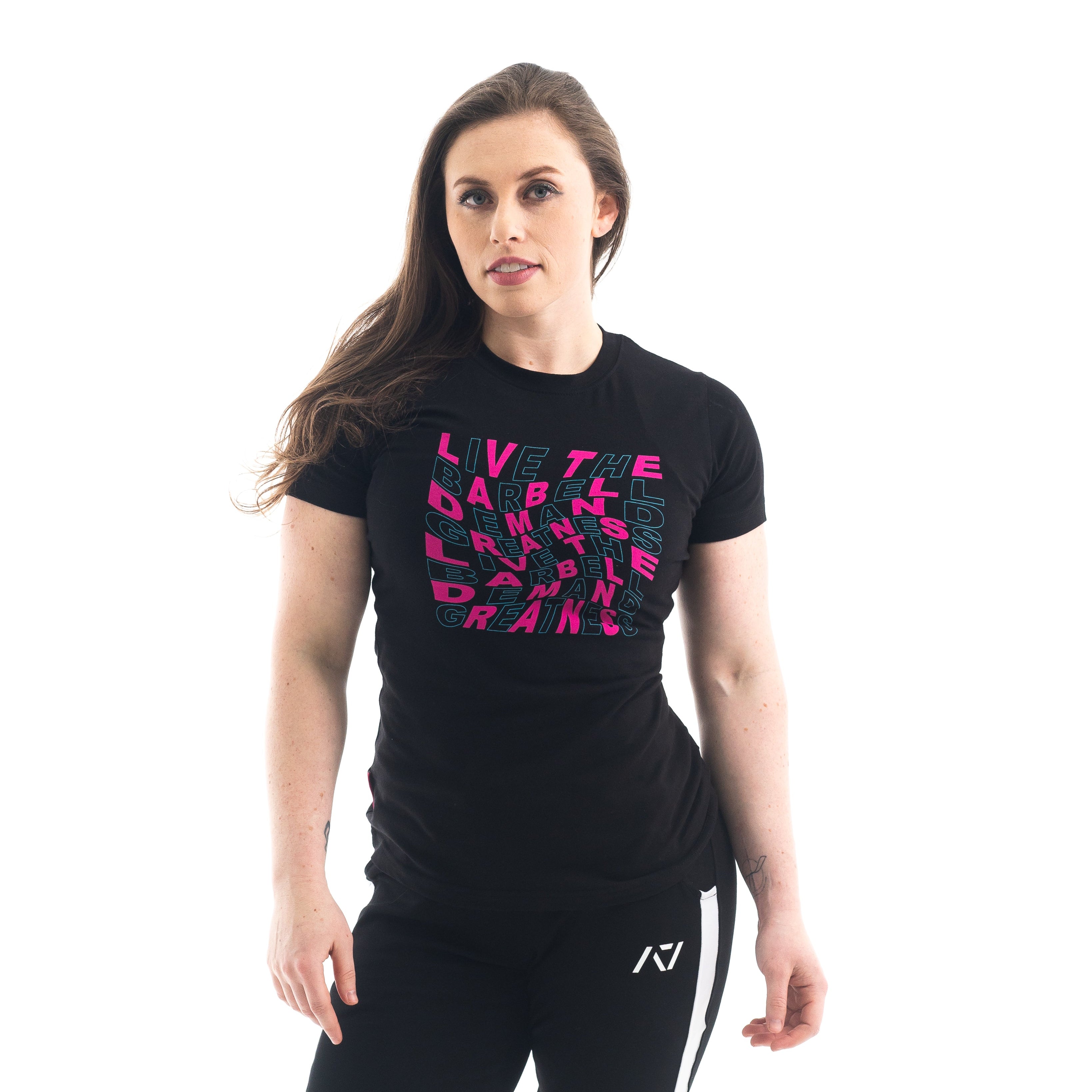 VorText Flamingo Women's Bar Grip Shirt. Make a stand on the platform as you continue to approach perfection to prove you are not of this world. Whether pressing, pulling, squatting or any other variational movement the knurling is always there. The silicone bar grip helps with slippery commercial benches and bars and anchors the barbell to your back. All A7 Powerlifting Equipment shipping to UK, Norway, Switzerland and Iceland.