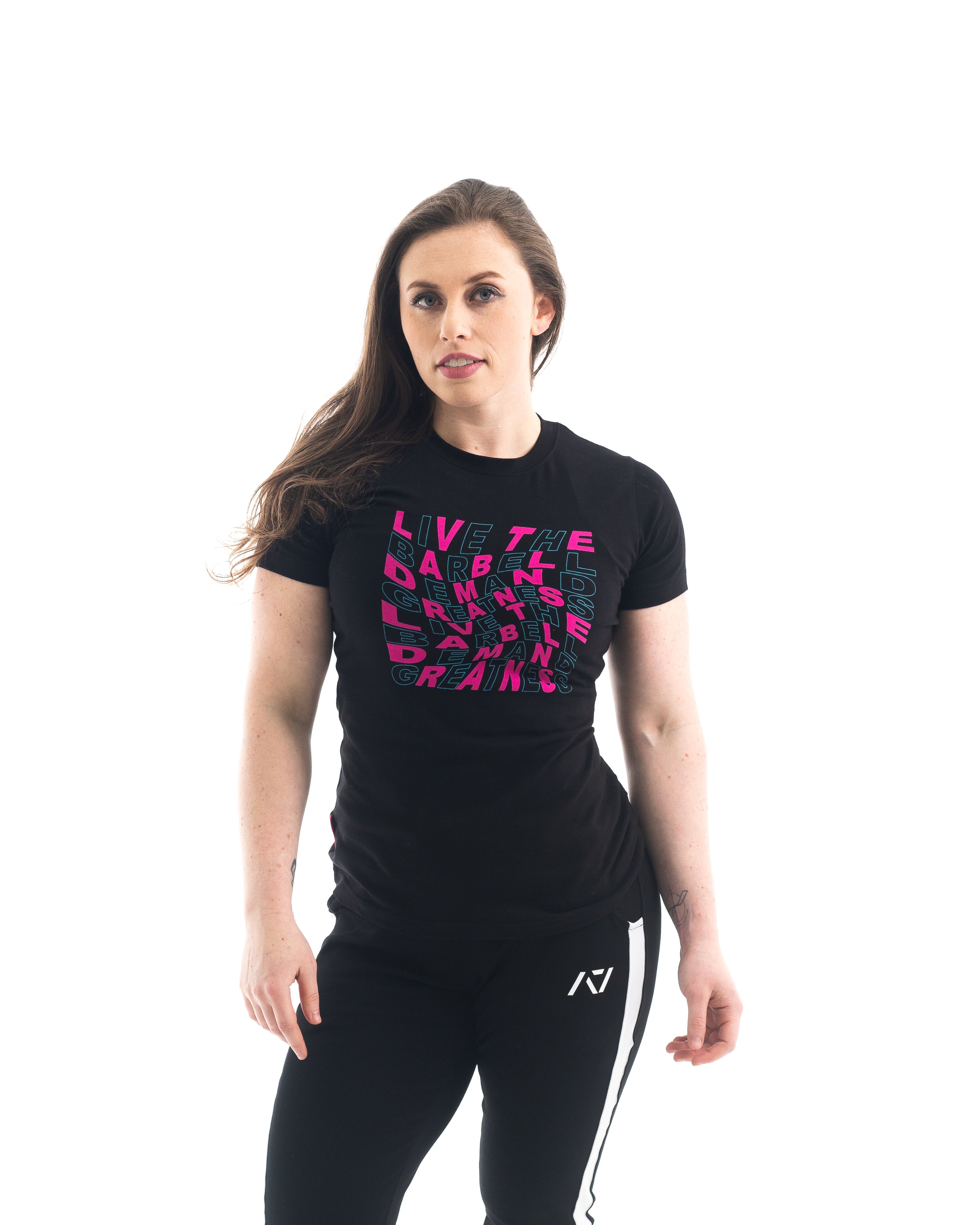 VorText Flamingo Women's Bar Grip Shirt. Make a stand on the platform as you continue to approach perfection to prove you are not of this world. Whether pressing, pulling, squatting or any other variational movement the knurling is always there. The silicone bar grip helps with slippery commercial benches and bars and anchors the barbell to your back. All A7 Powerlifting Equipment shipping to UK, Norway, Switzerland and Iceland.