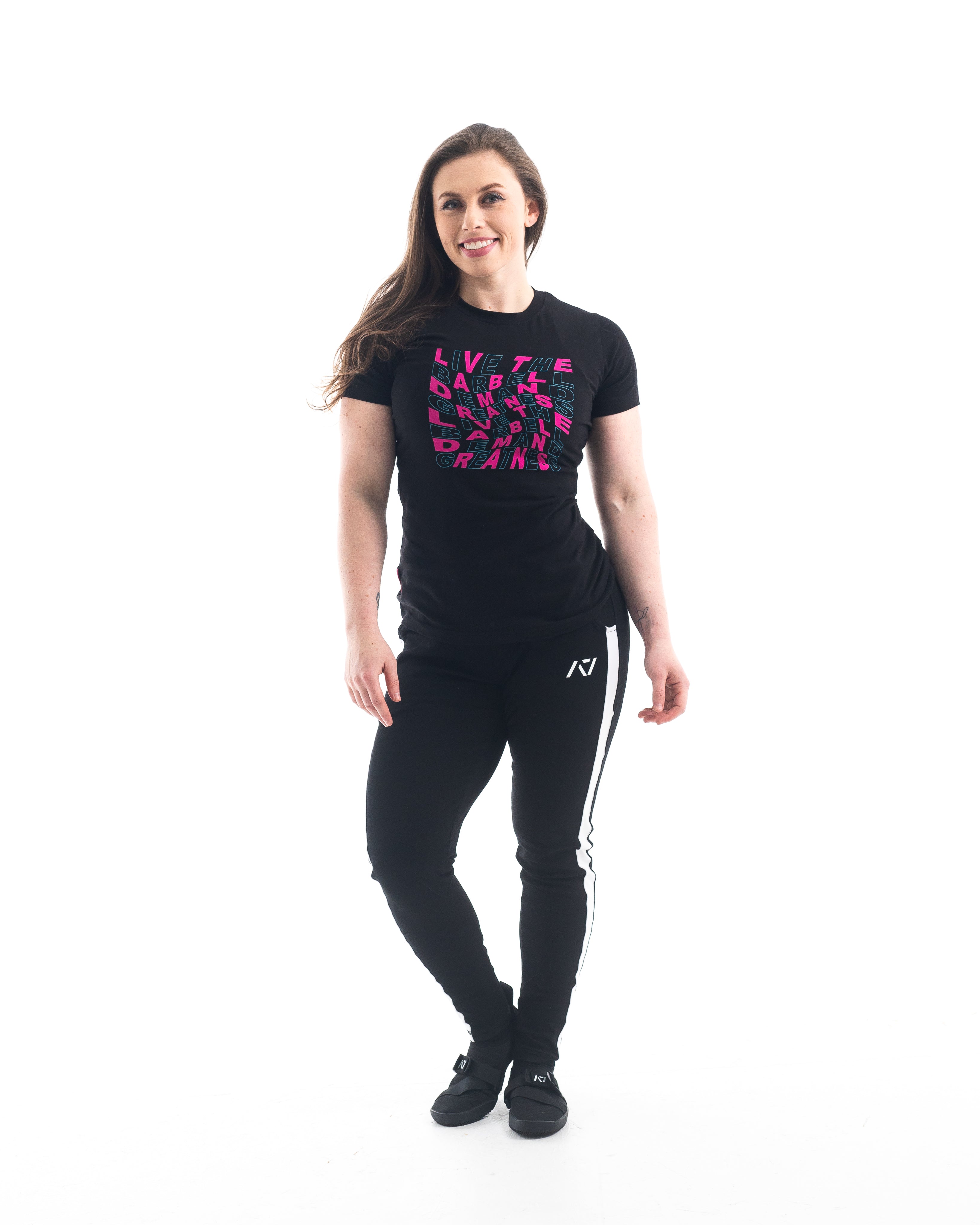 VorText Flamingo Women's Bar Grip Shirt. Make a stand on the platform as you continue to approach perfection to prove you are not of this world. Whether pressing, pulling, squatting or any other variational movement the knurling is always there. The silicone bar grip helps with slippery commercial benches and bars and anchors the barbell to your back. All A7 Powerlifting Equipment shipping to UK, Norway, Switzerland and Iceland.