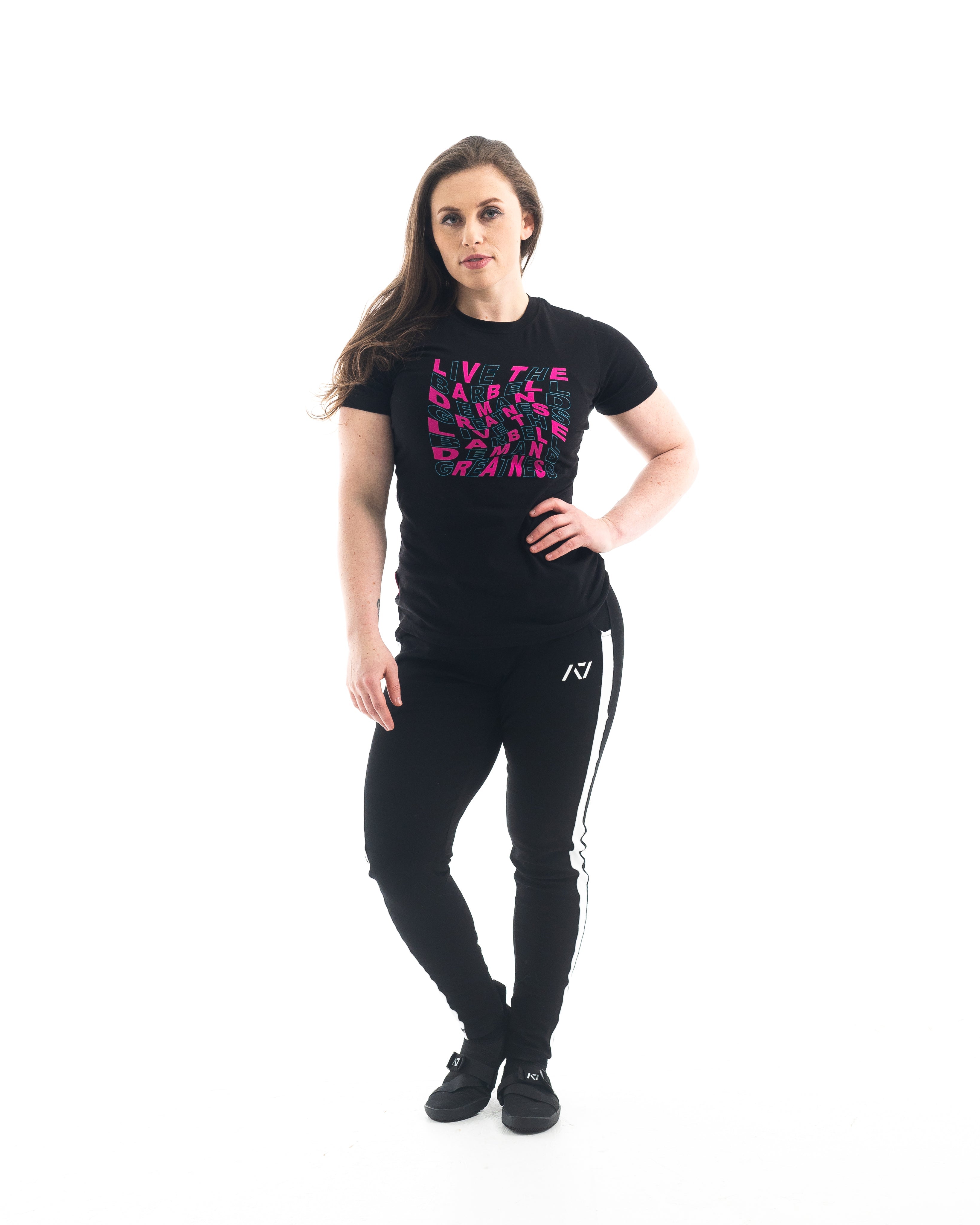 VorText Flamingo Women's Bar Grip Shirt. Make a stand on the platform as you continue to approach perfection to prove you are not of this world. Whether pressing, pulling, squatting or any other variational movement the knurling is always there. The silicone bar grip helps with slippery commercial benches and bars and anchors the barbell to your back. All A7 Powerlifting Equipment shipping to UK, Norway, Switzerland and Iceland.