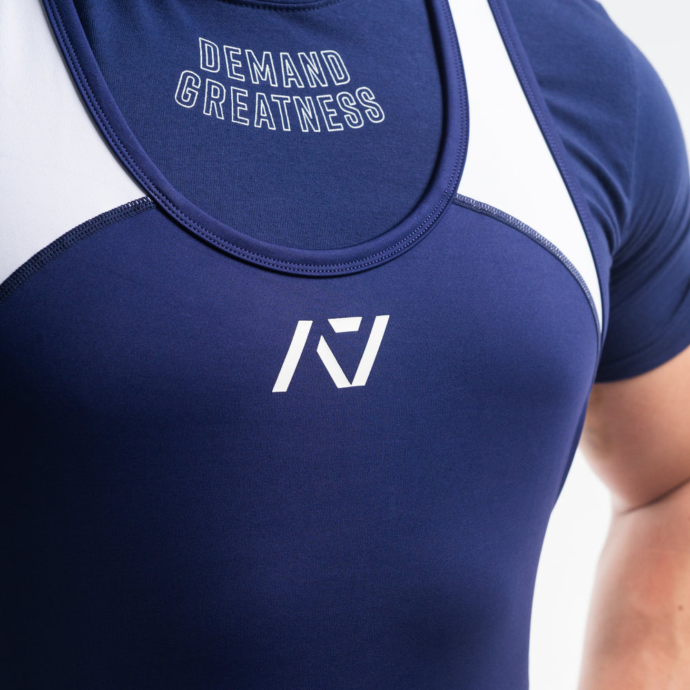 
                      
                        A7 IPF Approved Night Light Luno singlet features extra lat mobility, side panel stitching to guide the squat depth level and curved panel design for a slimming look. The Women's cut singlet features a tapered waist and additional quad room. The IPF Approved Kit includes Luno Powerlifting Singlet, A7 Meet Shirt, A7 Zebra Wrist Wraps, A7 Deadlift Socks, Hourglass Knee Sleeves (Stiff Knee Sleeves and Rigor Mortis Knee Sleeves). All A7 Powerlifting Equipment shipping to UK, Norway, Switzerland and Iceland.
                      
                    
